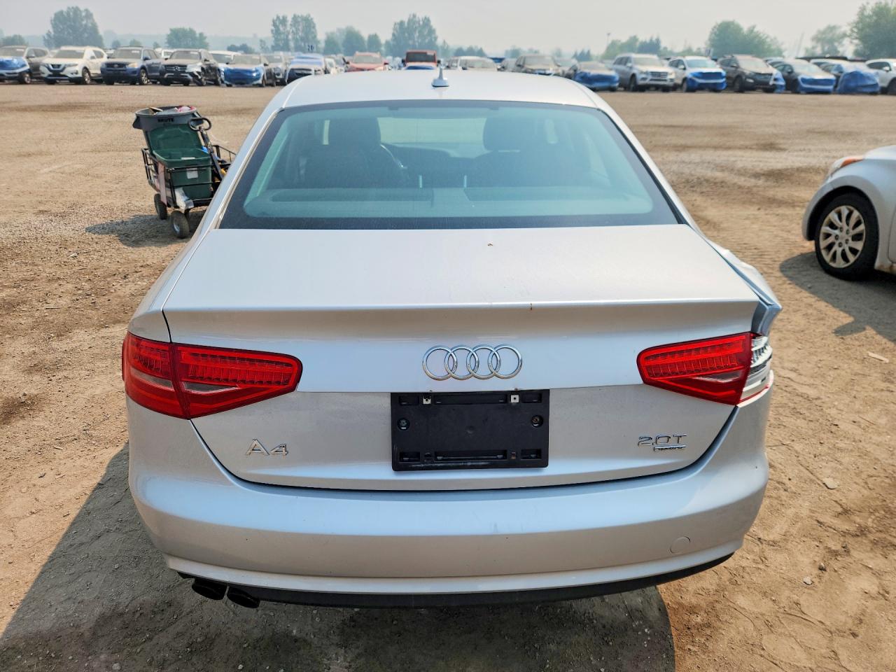 2013 Audi A4 Premium Silver vin: WAUBFCFL1DN021097