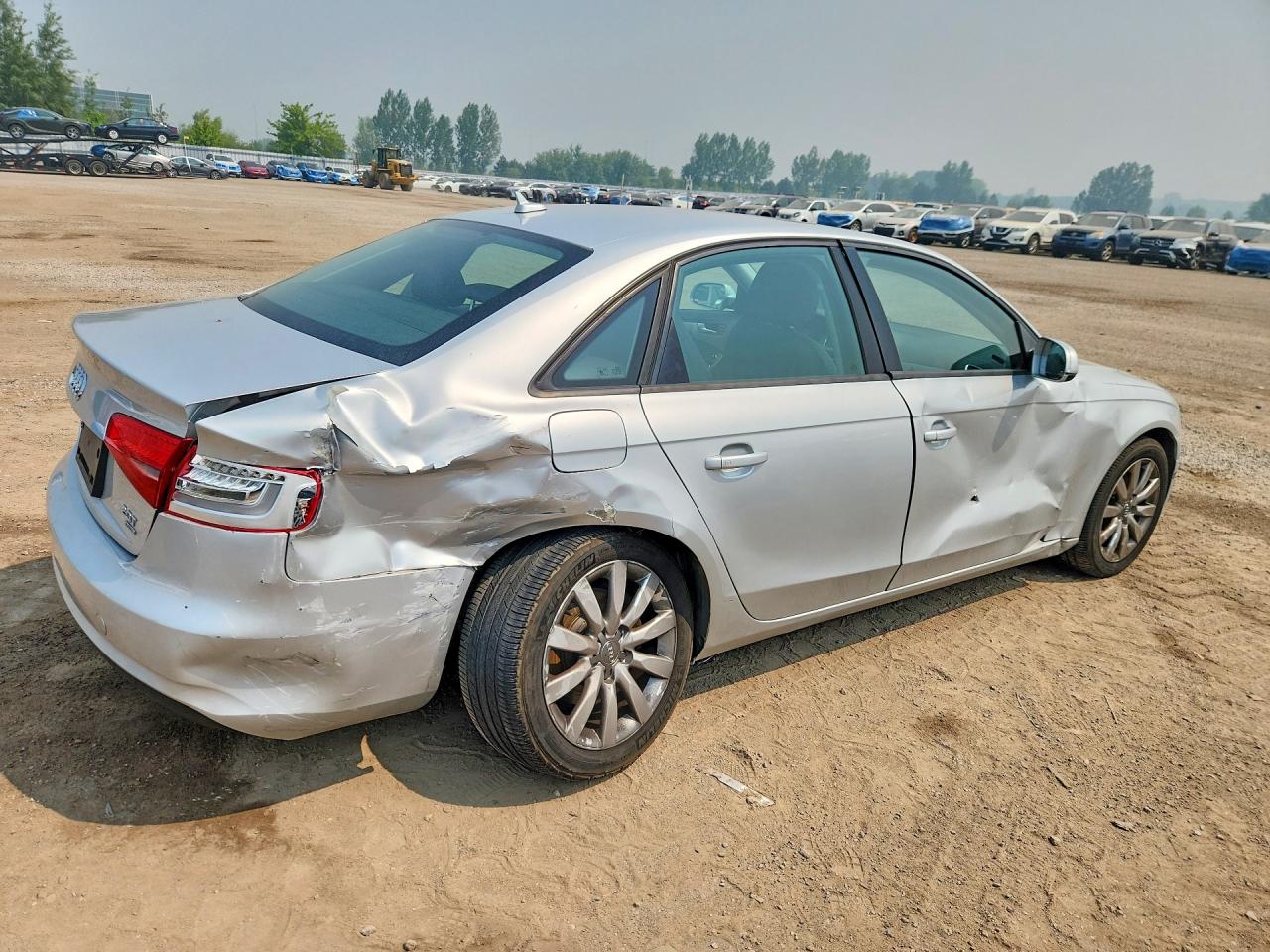2013 Audi A4 Premium Silver vin: WAUBFCFL1DN021097