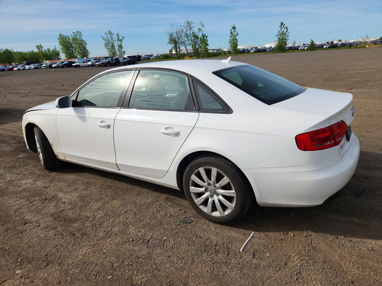 2012 Audi A4 Premium White vin: WAUBFCFL4CN016782