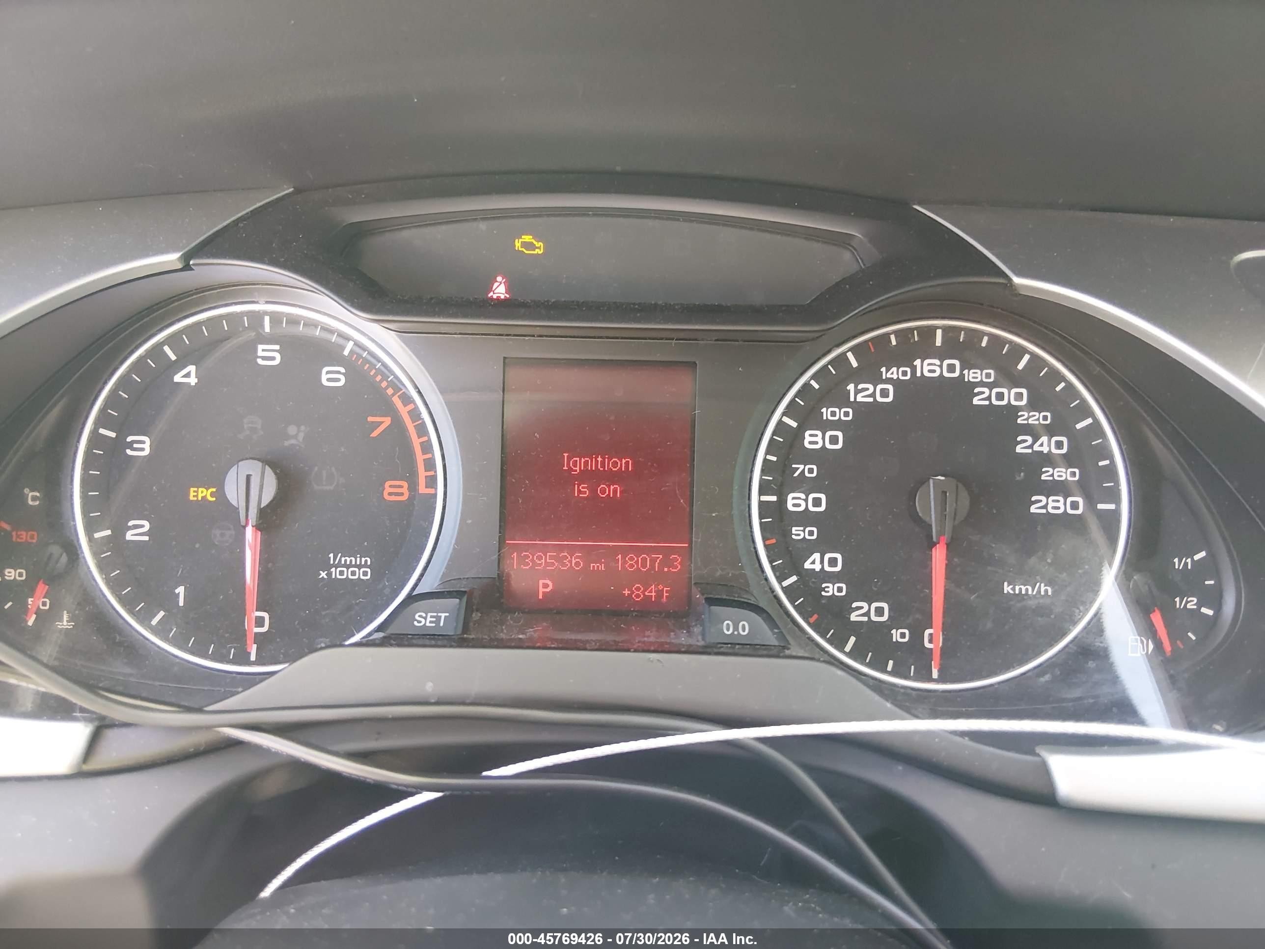2010 Audi A4 2.0t Premium Black vin: WAUBFCFL5AN051487