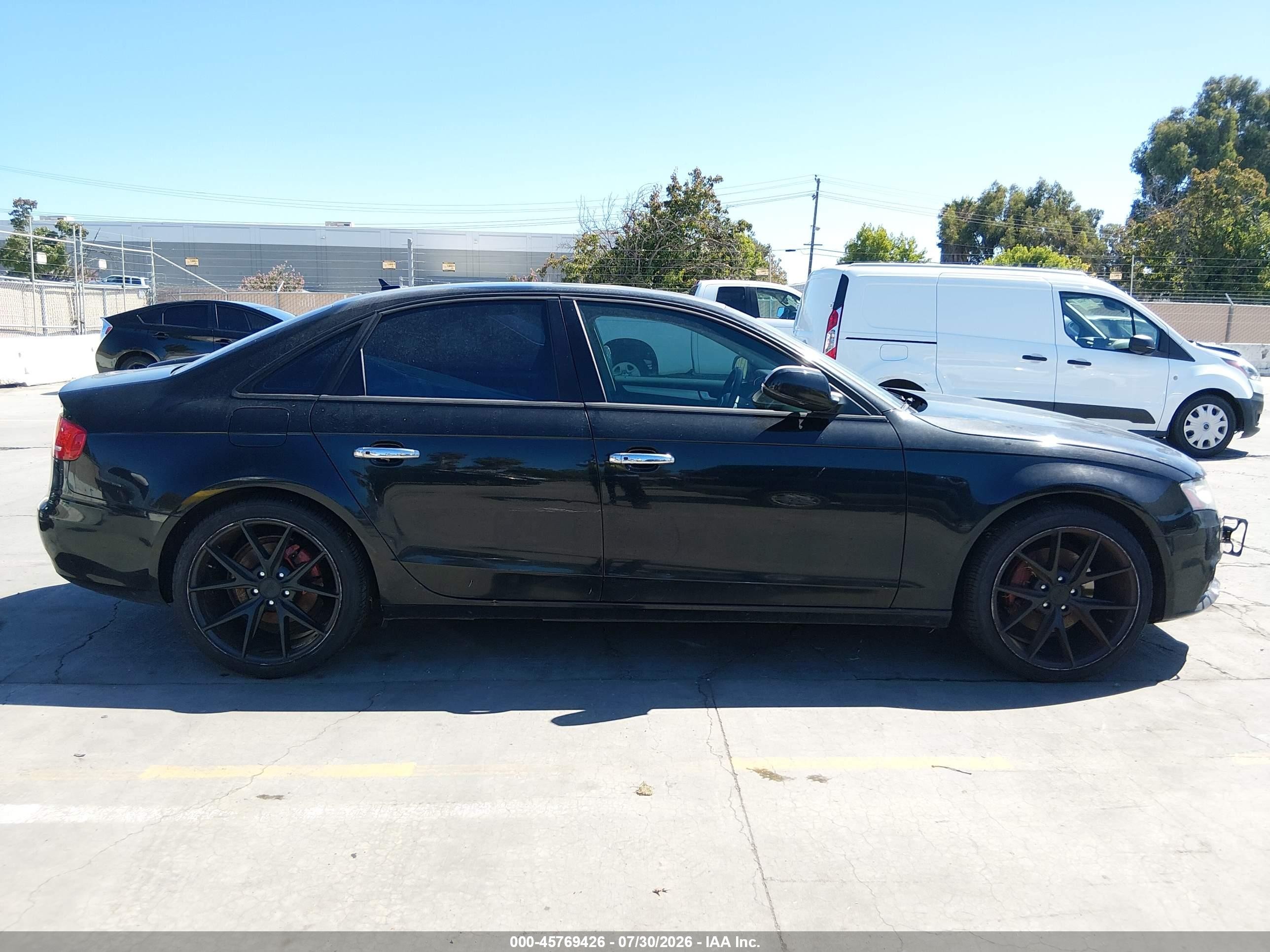 2010 Audi A4 2.0t Premium Black vin: WAUBFCFL5AN051487