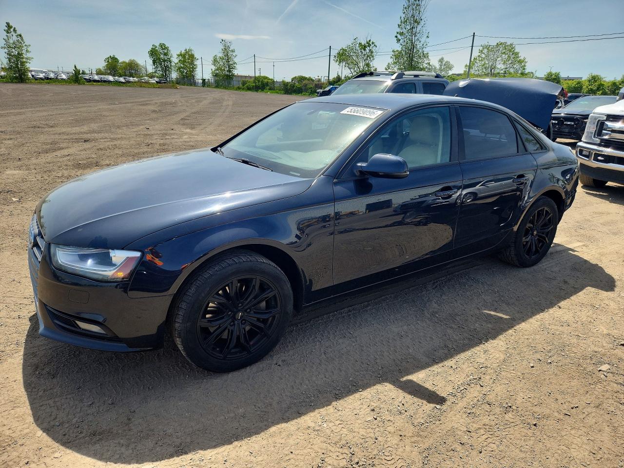 2014 Audi A4 Premium Black vin: WAUBFCFL7EN001812
