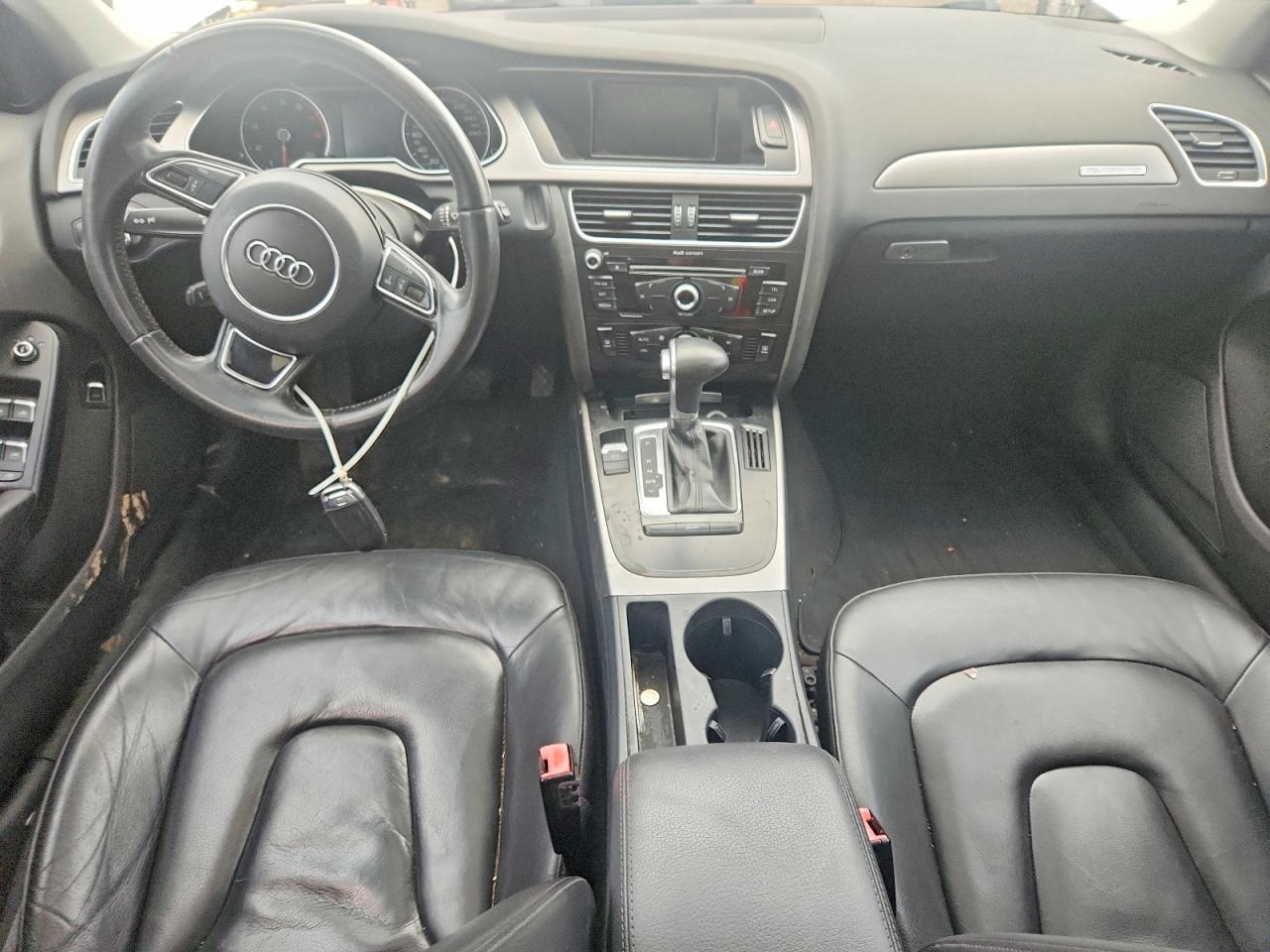 2014 Audi A4 Premium White vin: WAUBFCFL9EN001360