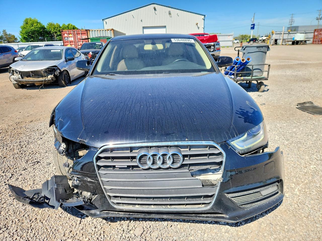 2013 Audi A4 Premium Черный vin: WAUBFCFLXDN014245