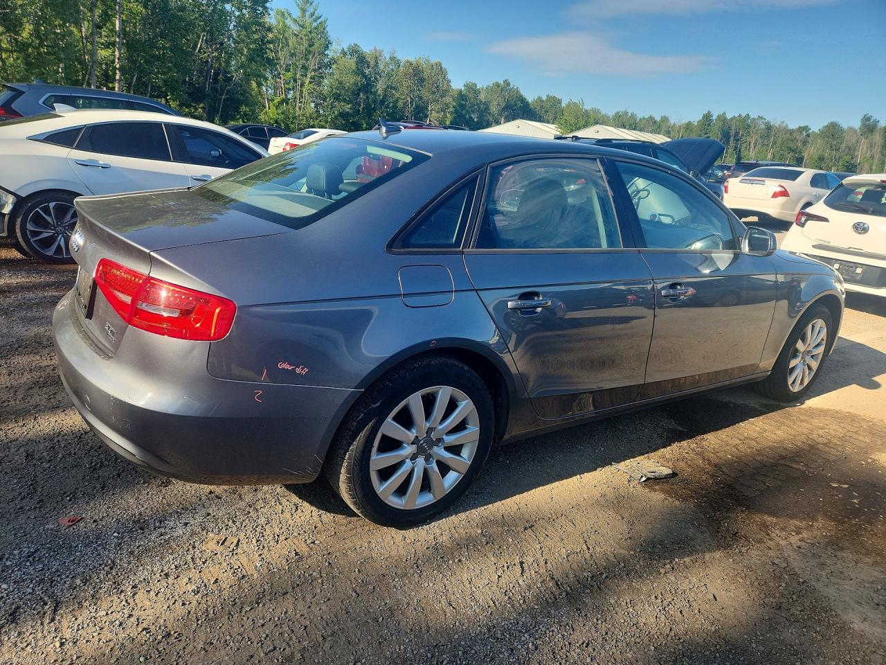 2013 Audi A4 Premium Gray vin: WAUBFCFLXDN033751