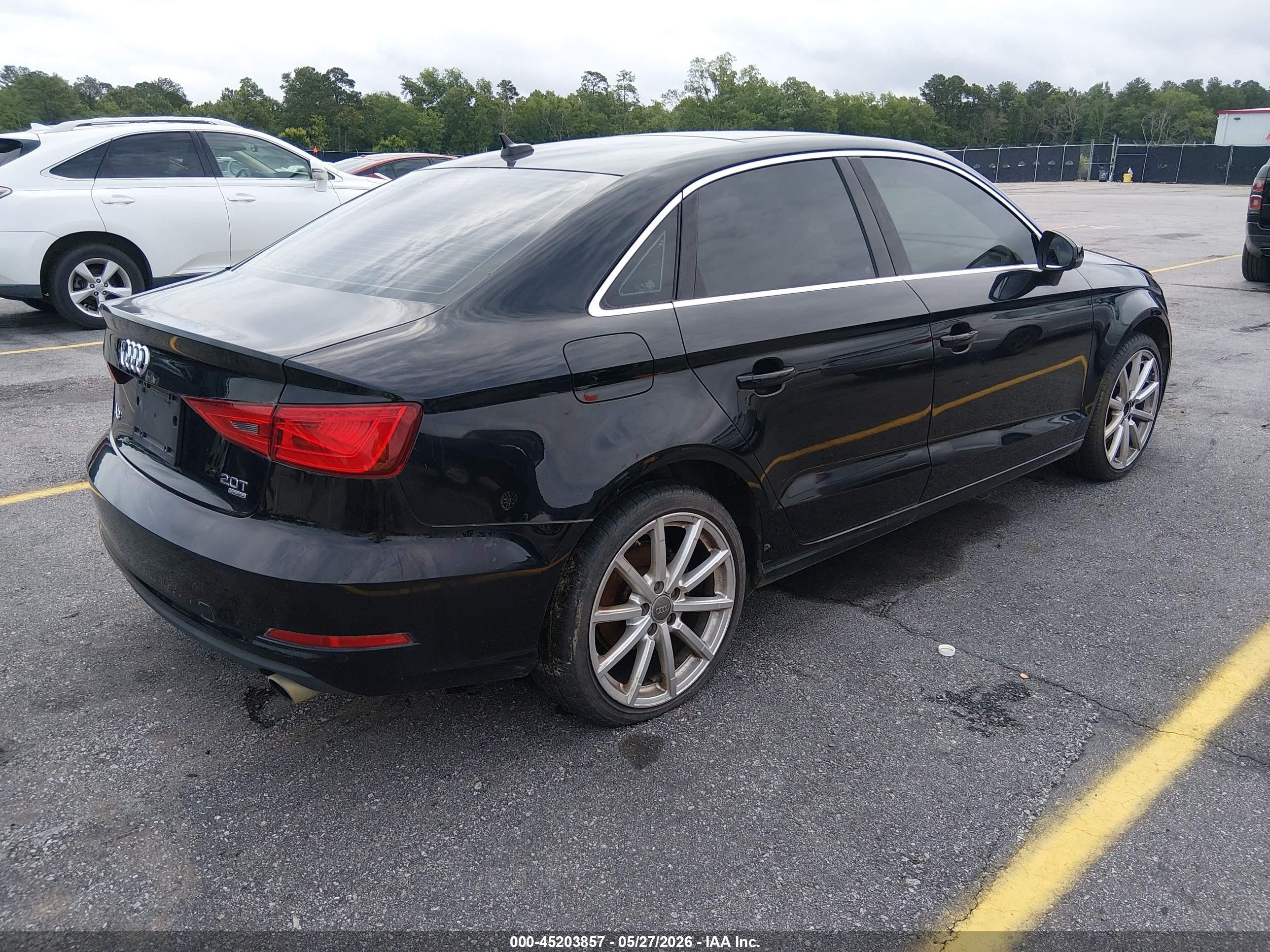 2015 Audi A3 2.0t Premium Black vin: WAUBFGFF0F1004898