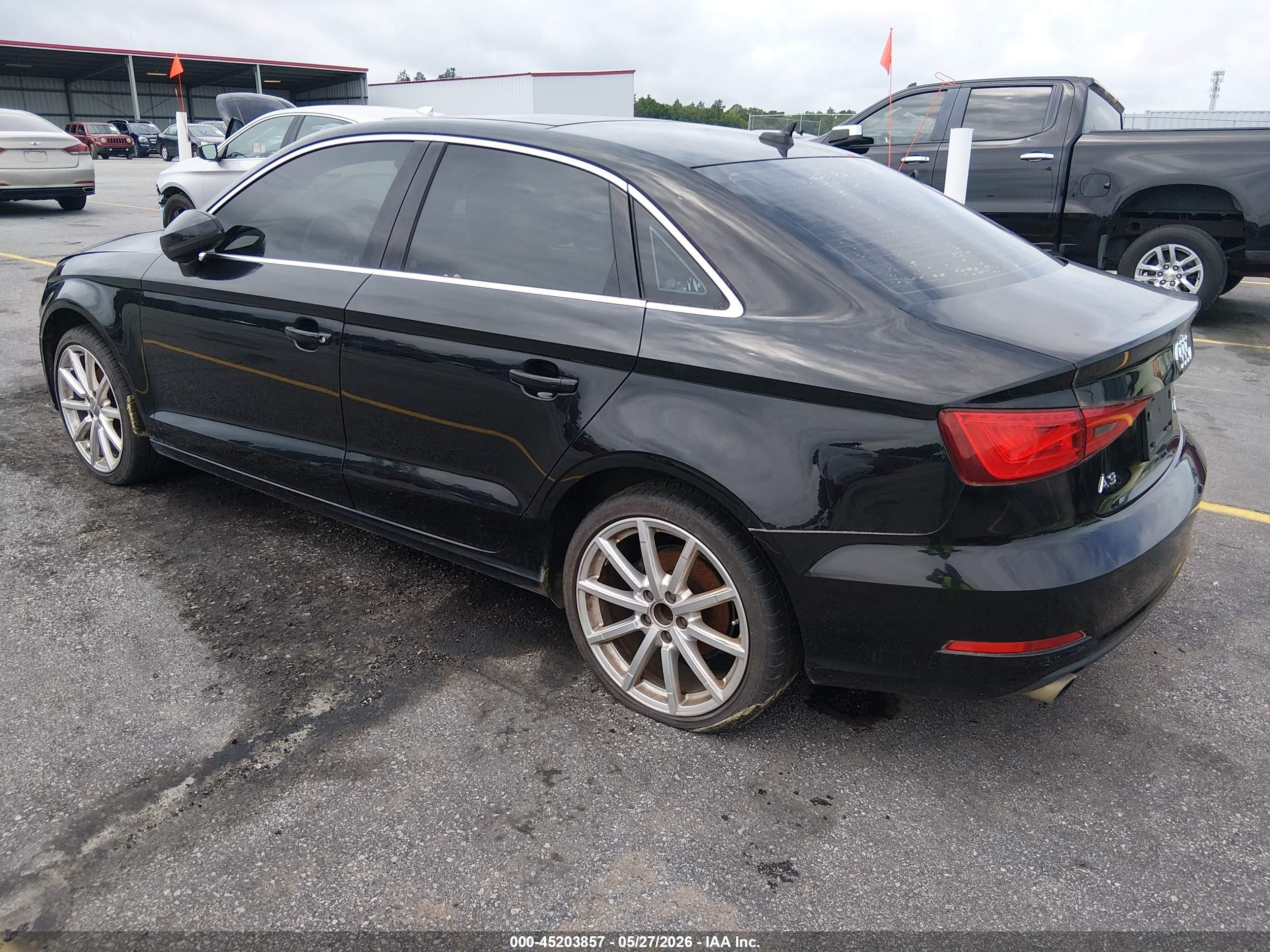 2015 Audi A3 2.0t Premium Black vin: WAUBFGFF0F1004898
