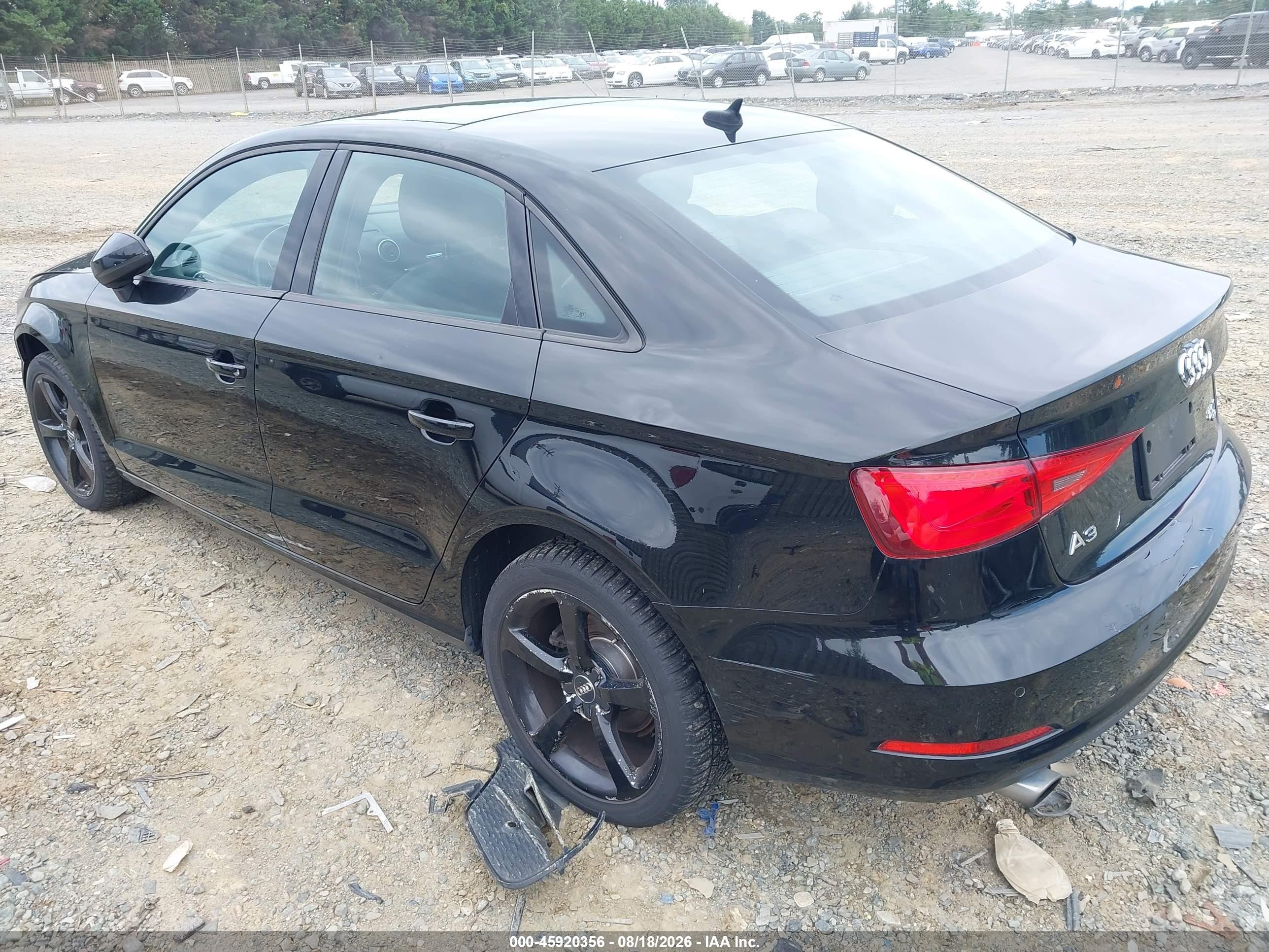 2015 Audi A3 2.0t Premium Black vin: WAUBFGFF0F1053924