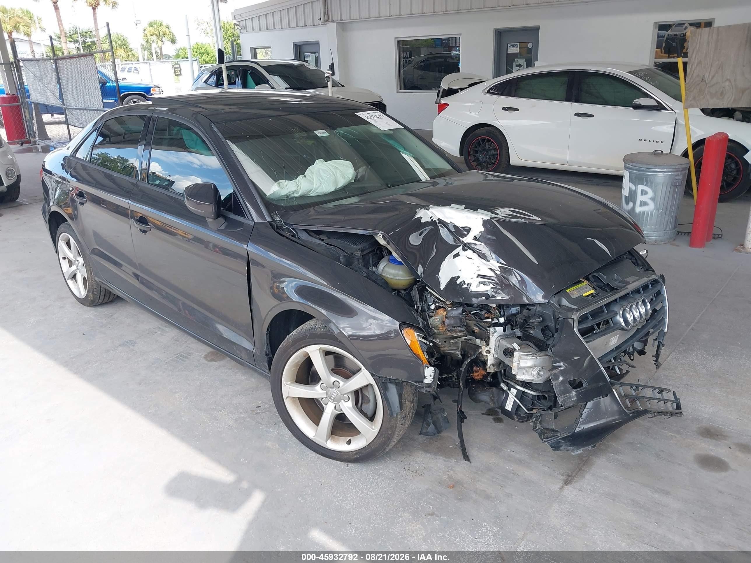 2015 Audi A3 2.0t Premium Black vin: WAUBFGFF0F1088768