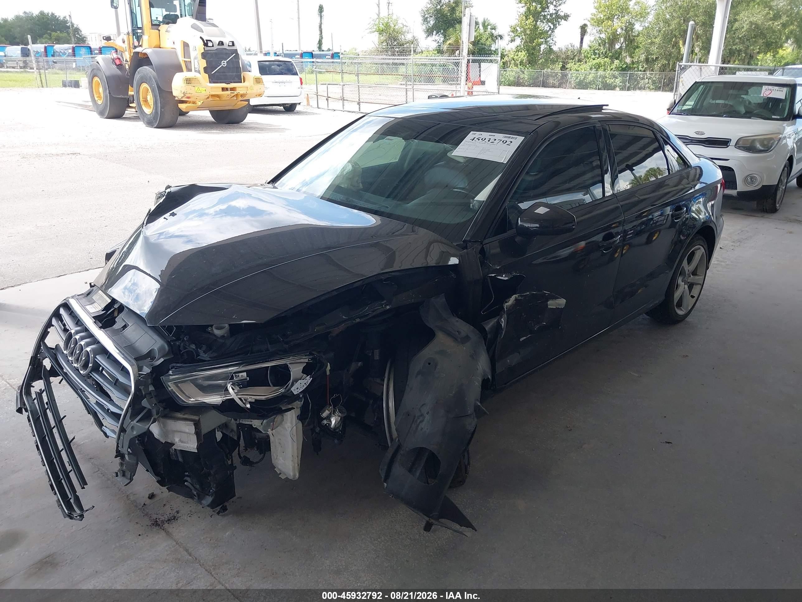 2015 Audi A3 2.0t Premium Black vin: WAUBFGFF0F1088768