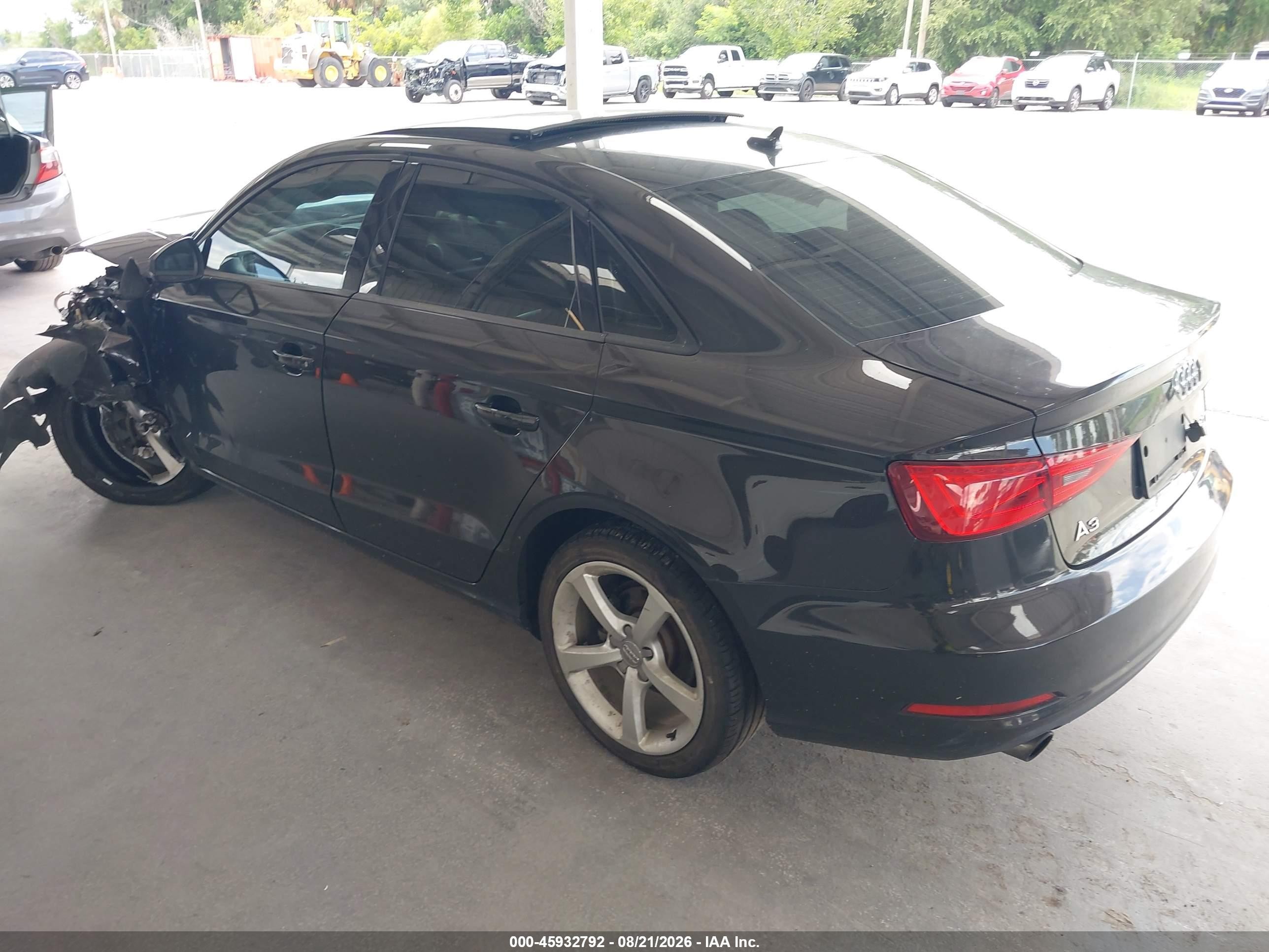 2015 Audi A3 2.0t Premium Black vin: WAUBFGFF0F1088768
