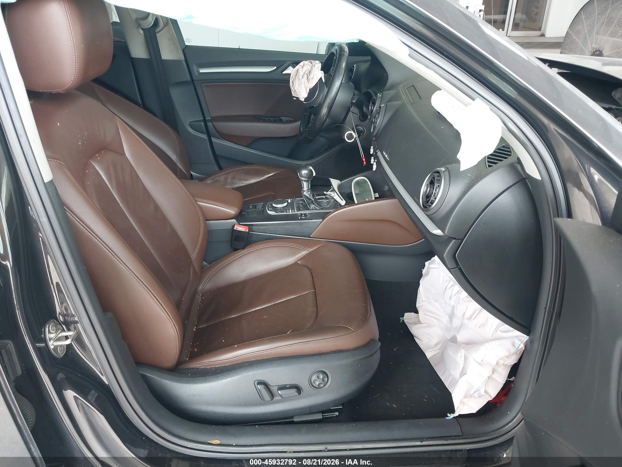 2015 Audi A3 2.0t Premium Black vin: WAUBFGFF0F1088768