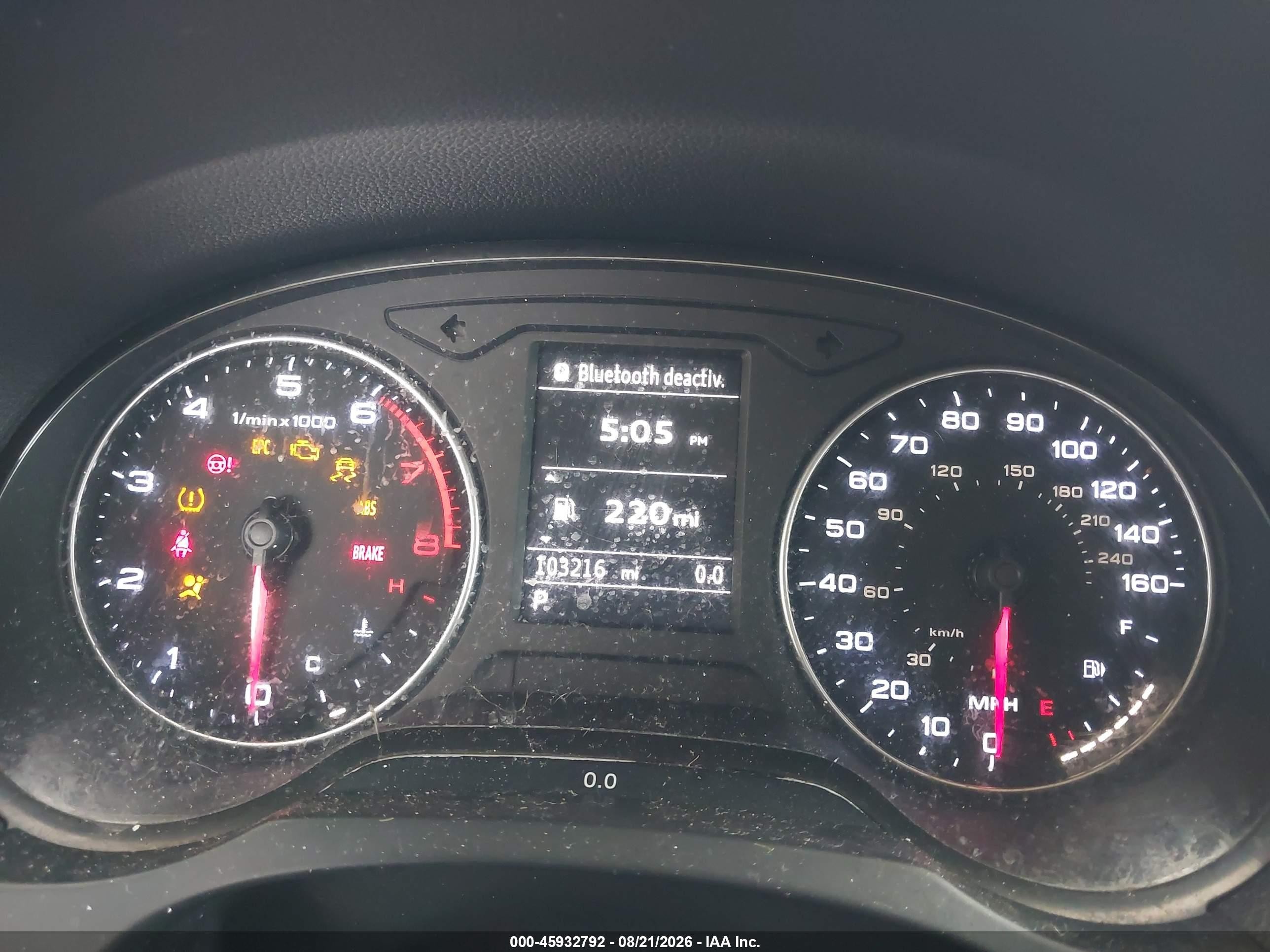 2015 Audi A3 2.0t Premium Black vin: WAUBFGFF0F1088768