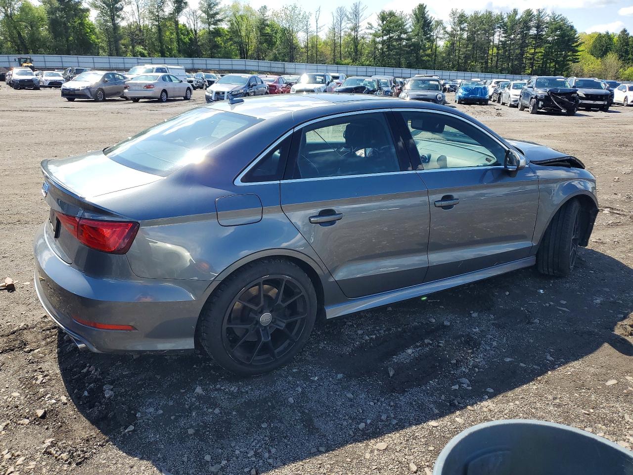 2015 Audi S3 Premium Plus Gray vin: WAUBFGFF0F1093081