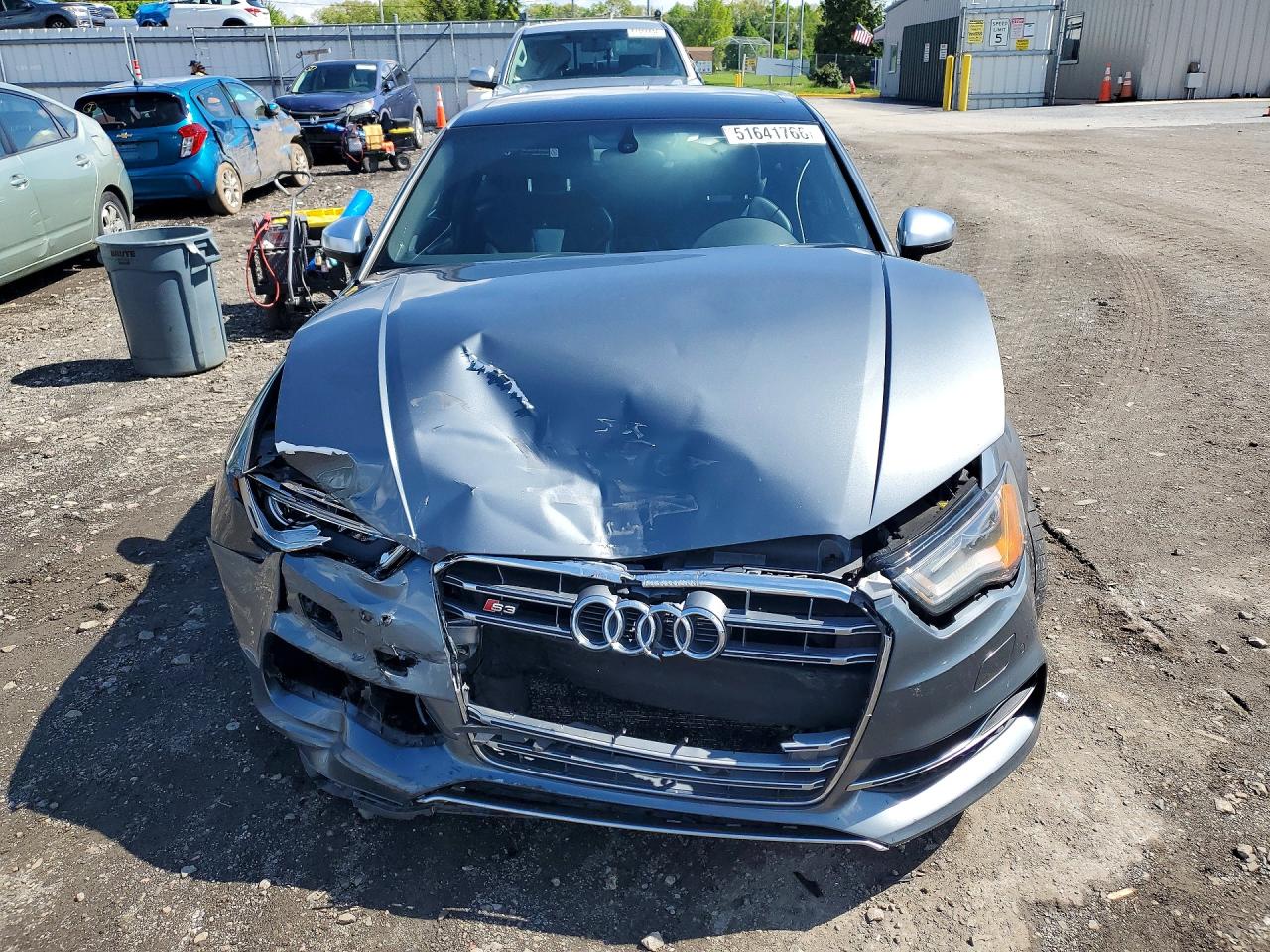 2015 Audi S3 Premium Plus Gray vin: WAUBFGFF0F1093081