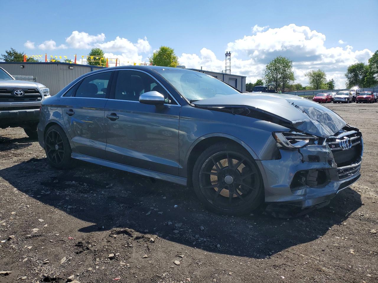 2015 Audi S3 Premium Plus Gray vin: WAUBFGFF0F1093081