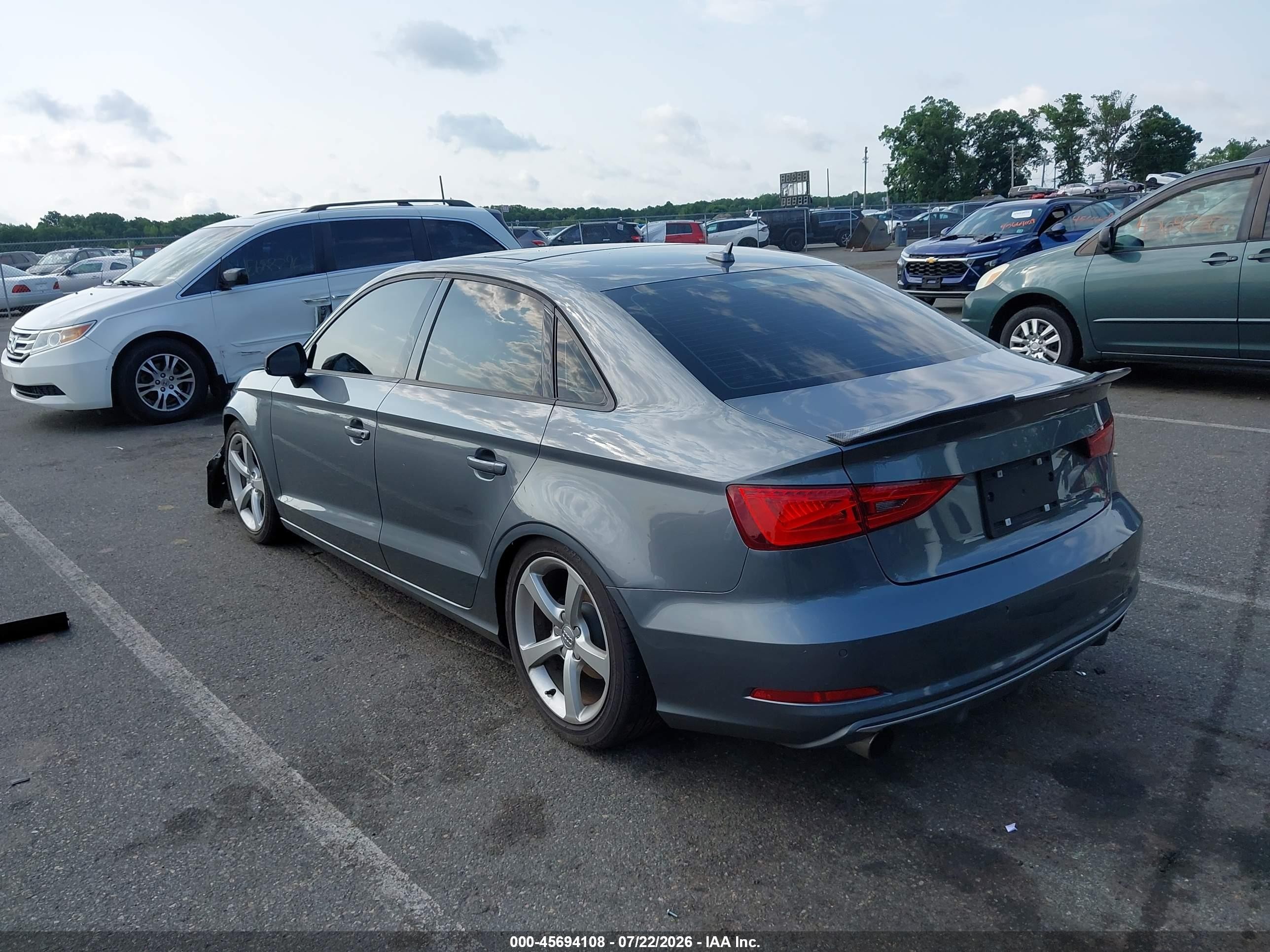 2015 Audi A3 2.0t Premium Gray vin: WAUBFGFF0F1130761