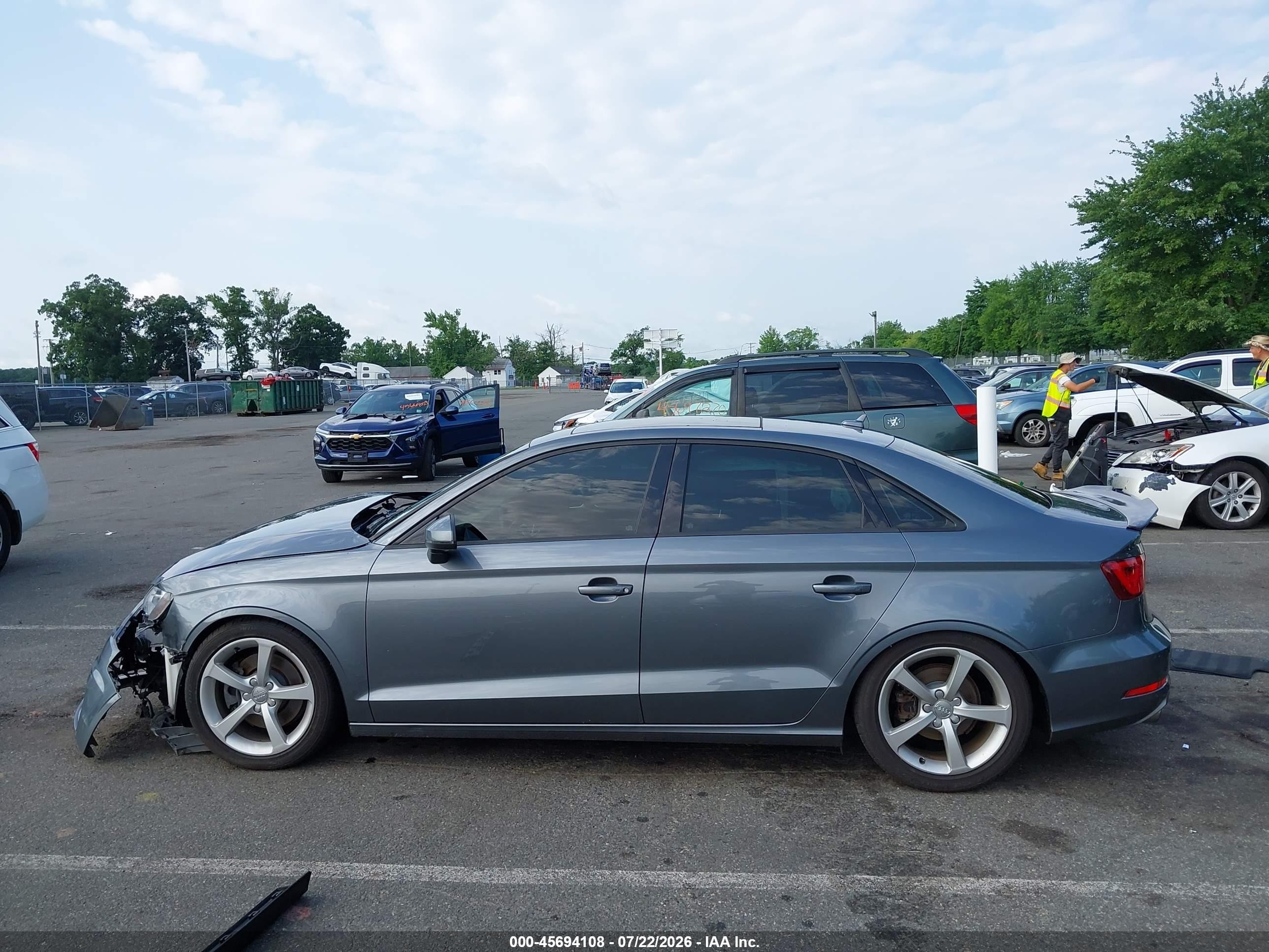 2015 Audi A3 2.0t Premium Gray vin: WAUBFGFF0F1130761