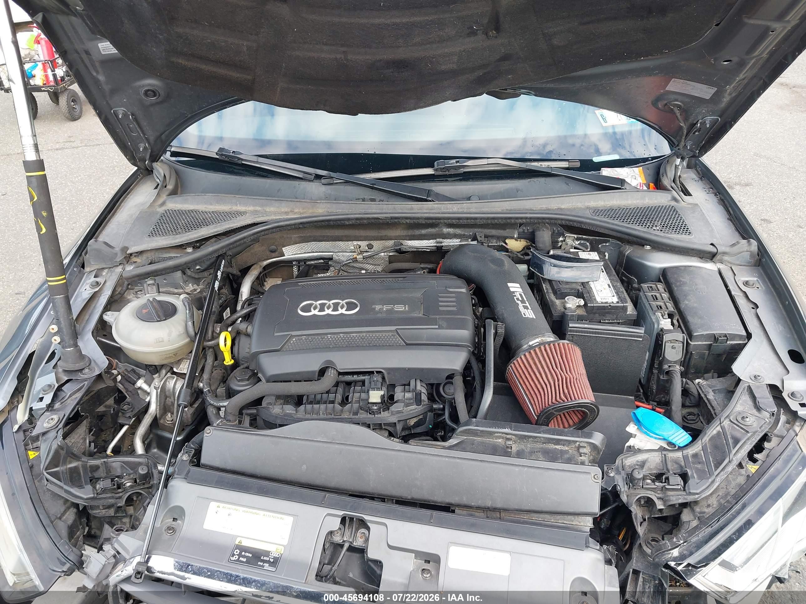 2015 Audi A3 2.0t Premium Gray vin: WAUBFGFF0F1130761