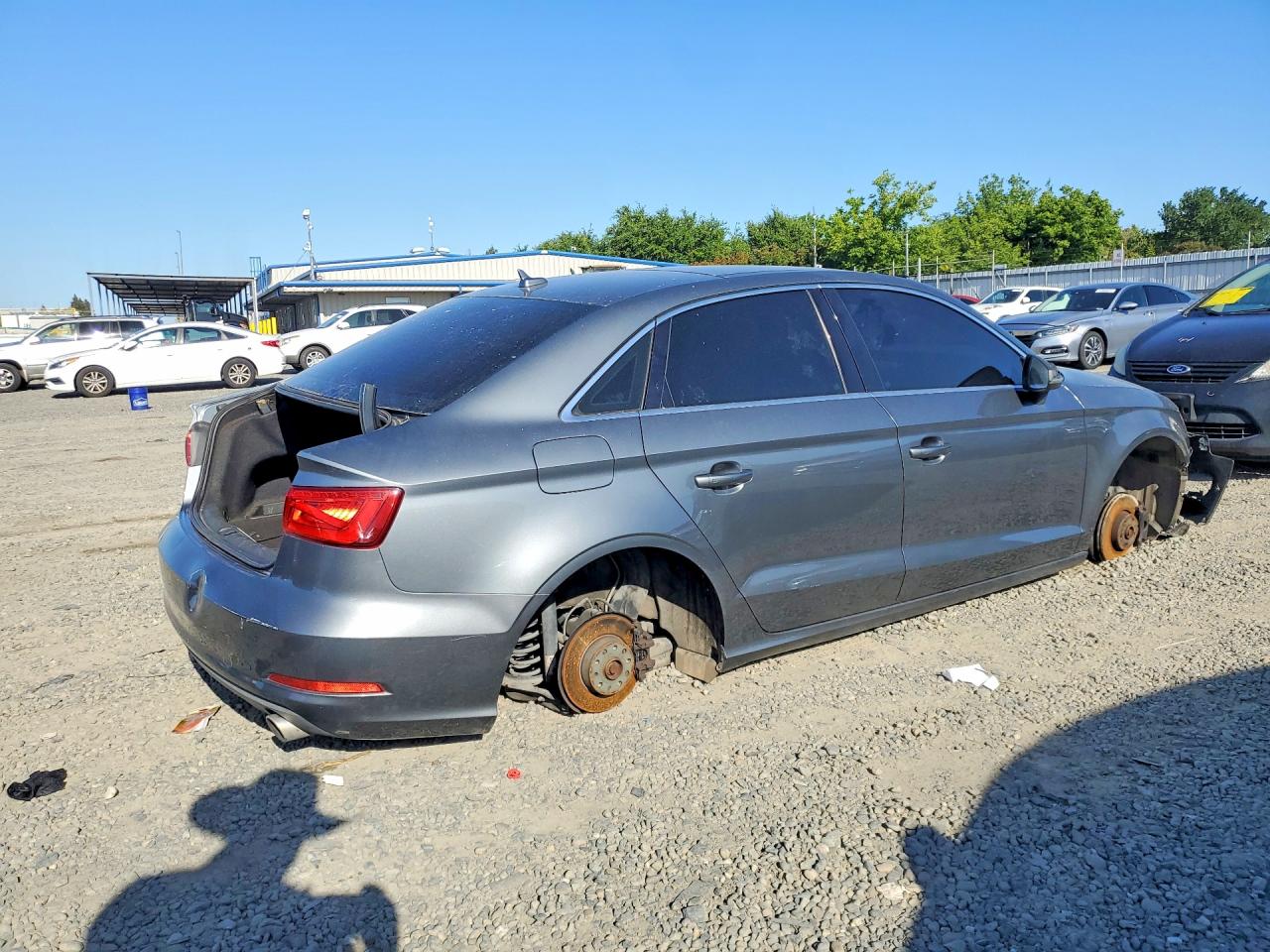 2015 Audi A3 Premium Gray vin: WAUBFGFF1F1002898