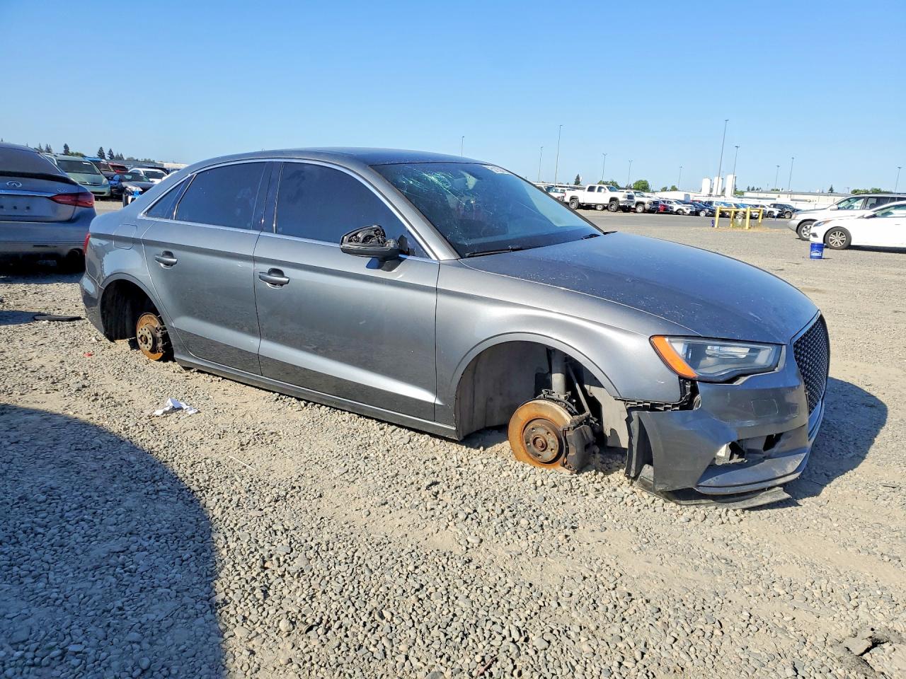 2015 Audi A3 Premium Gray vin: WAUBFGFF1F1002898