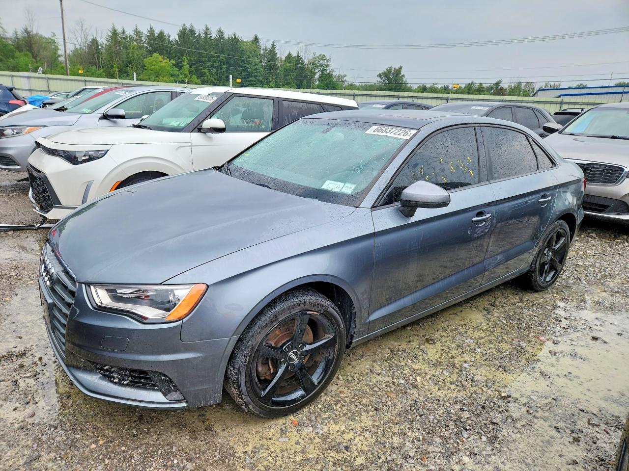 2015 Audi A3 Premium Gray vin: WAUBFGFF1F1010046
