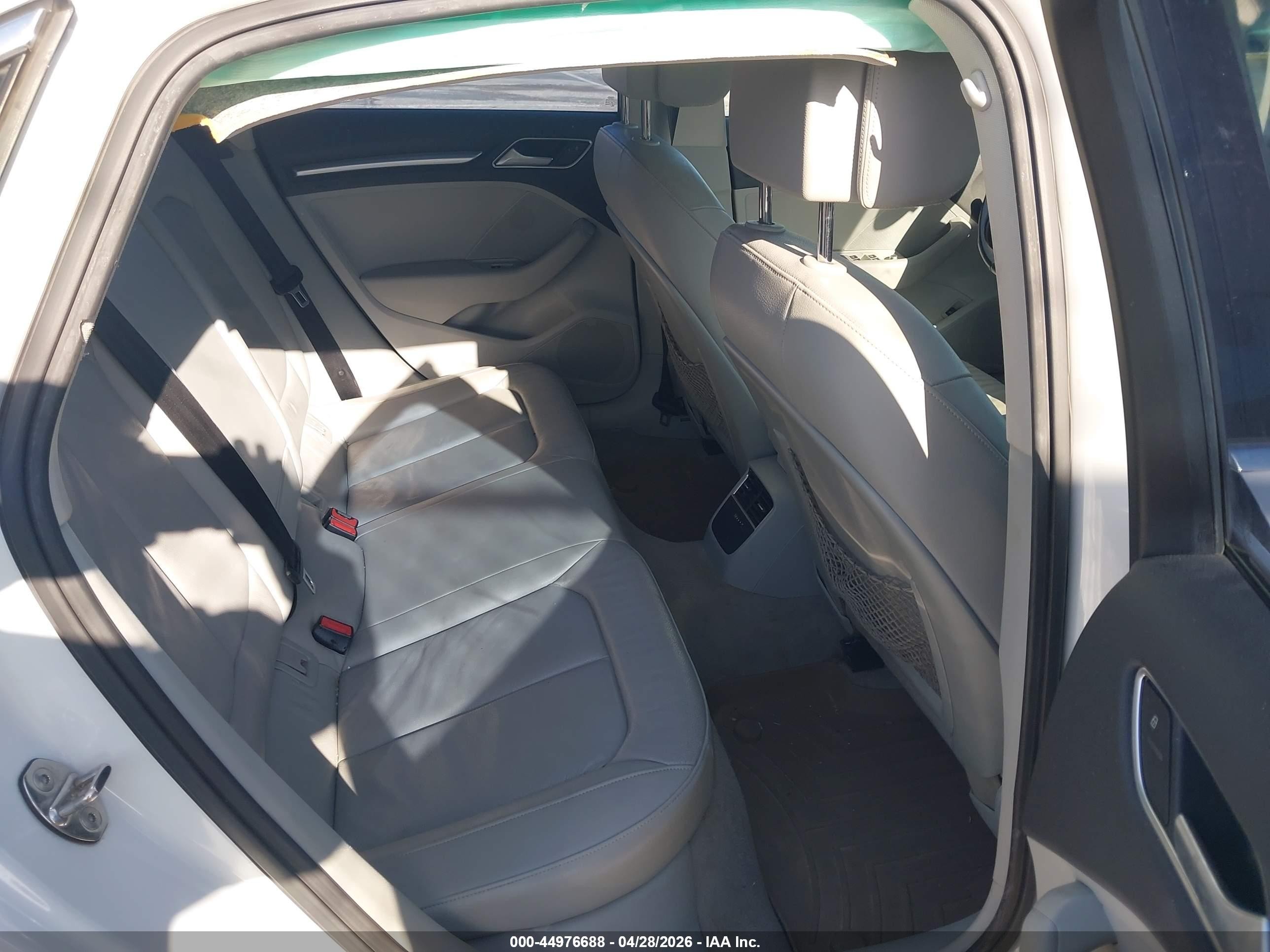 2015 Audi A3 2.0t Premium White vin: WAUBFGFF1F1029406