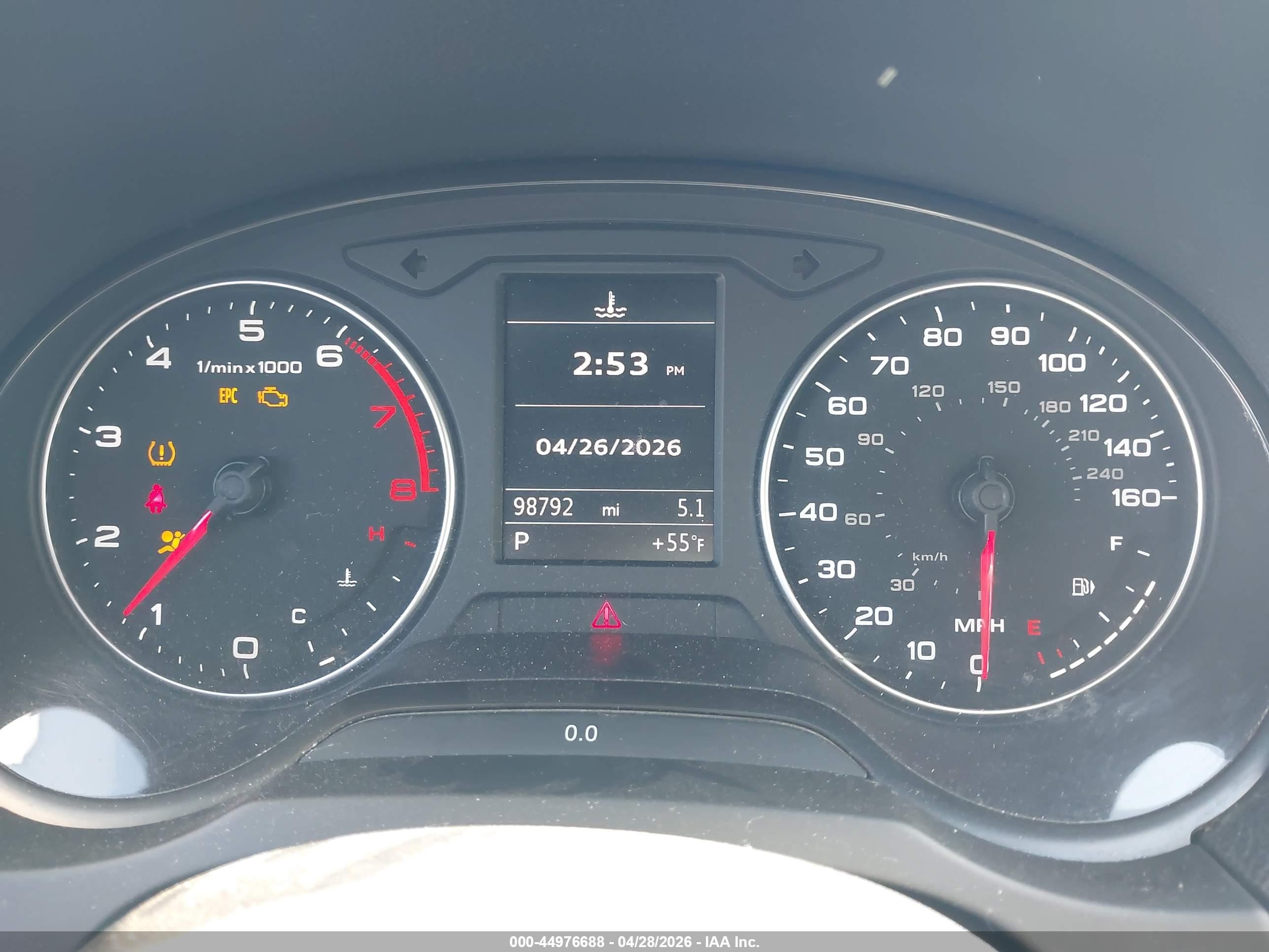 2015 Audi A3 2.0t Premium White vin: WAUBFGFF1F1029406