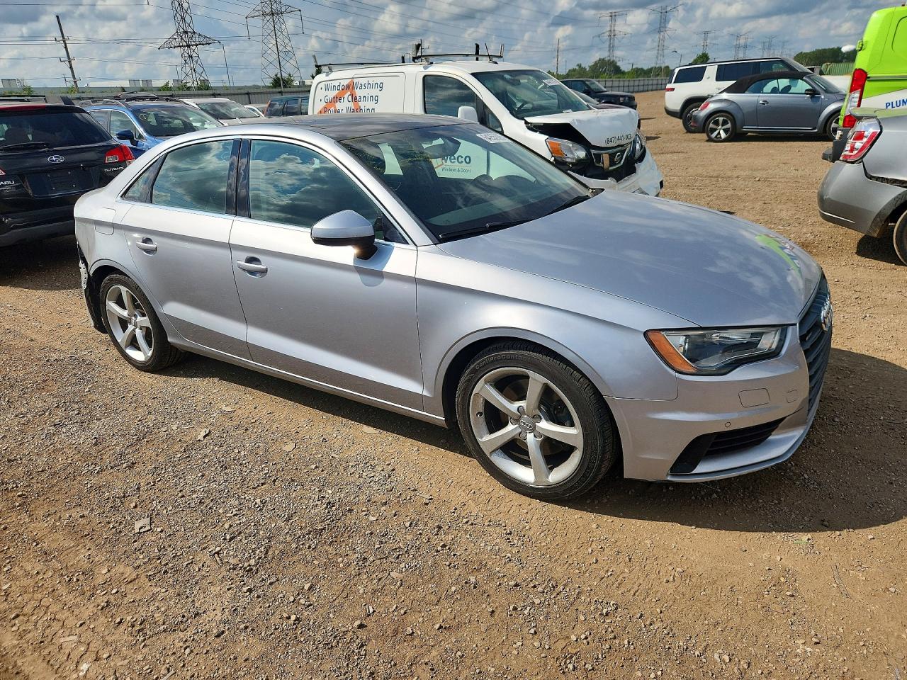 2015 Audi A3 Premium Silver vin: WAUBFGFF1F1092389