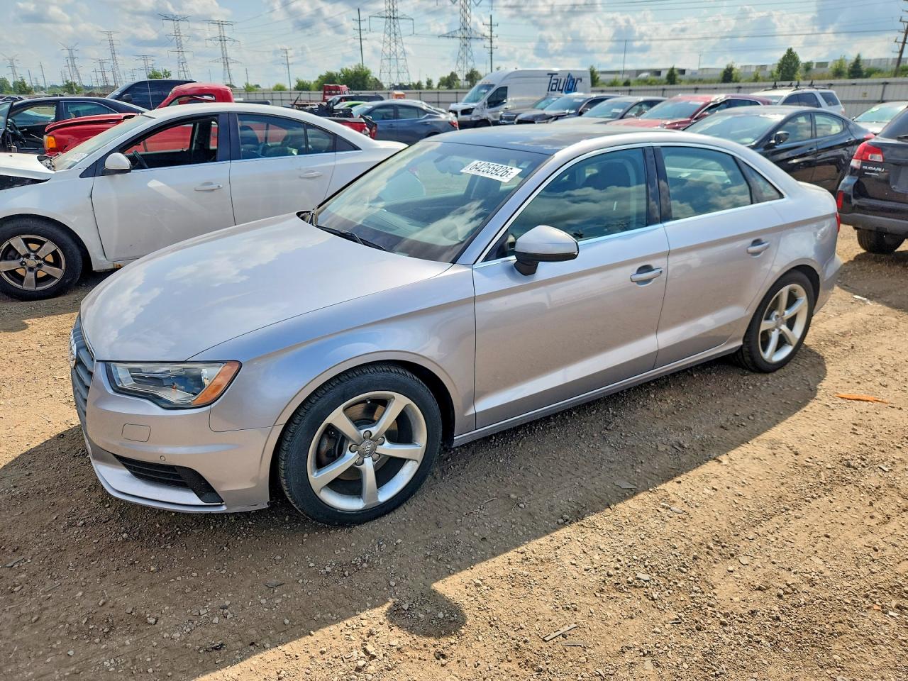 2015 Audi A3 Premium Silver vin: WAUBFGFF1F1092389