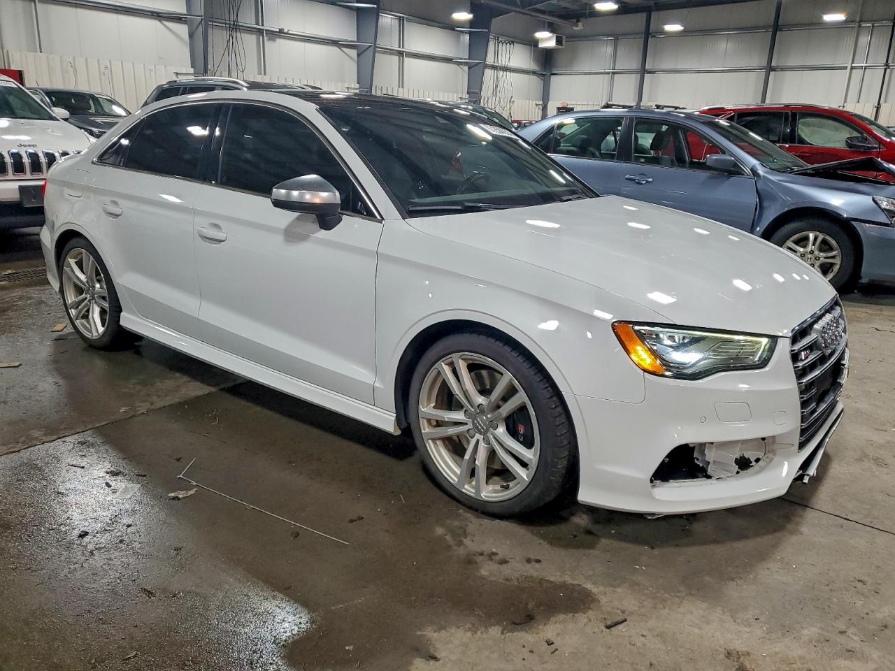2015 Audi S3 Premium Plus White vin: WAUBFGFF1F1097821