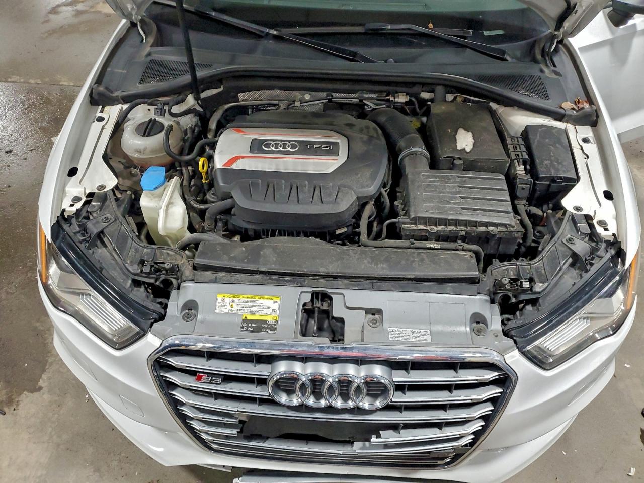 2015 Audi S3 Premium Plus White vin: WAUBFGFF1F1097821