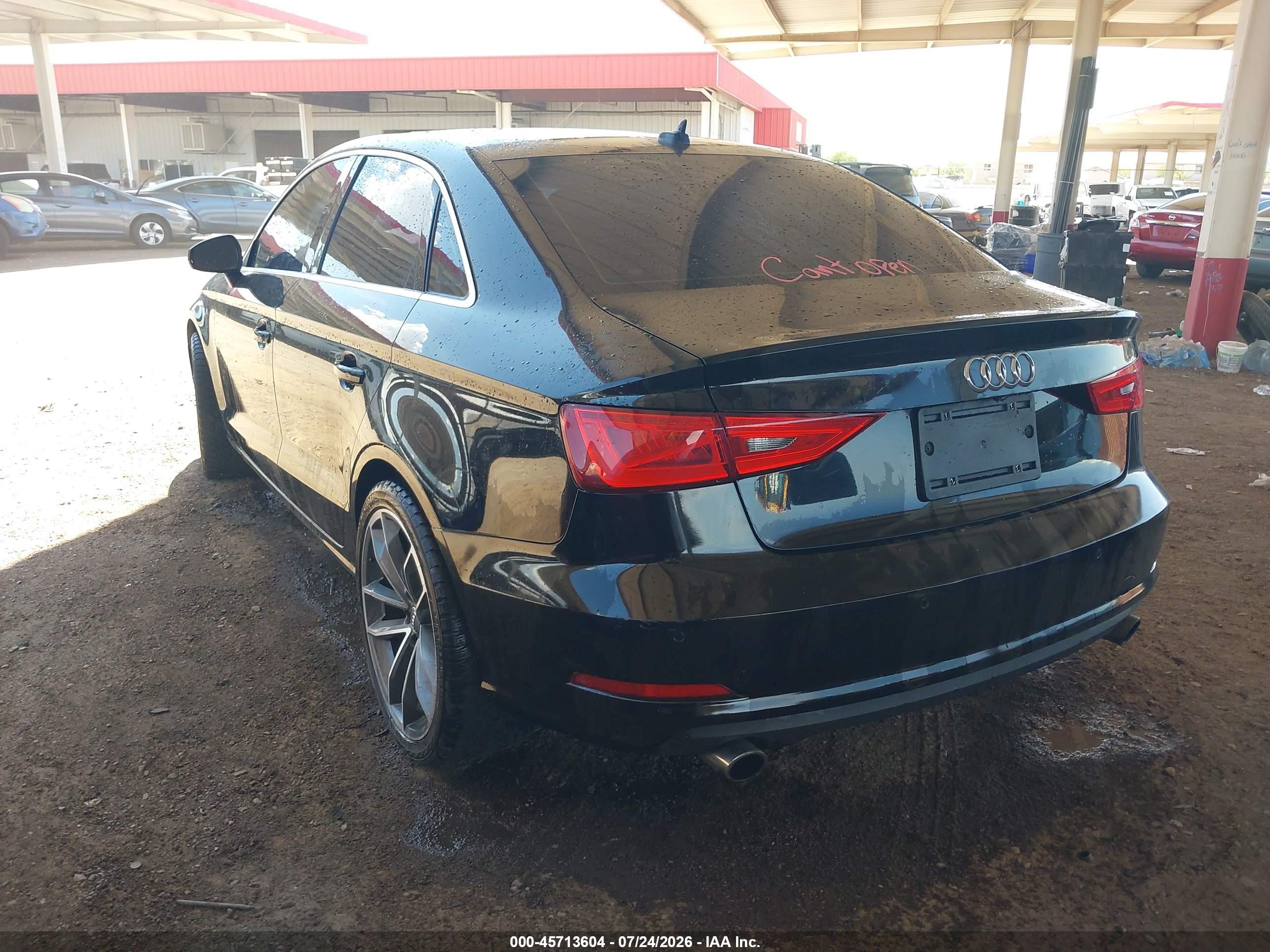 2015 Audi A3 2.0t Premium Black vin: WAUBFGFF1F1109742