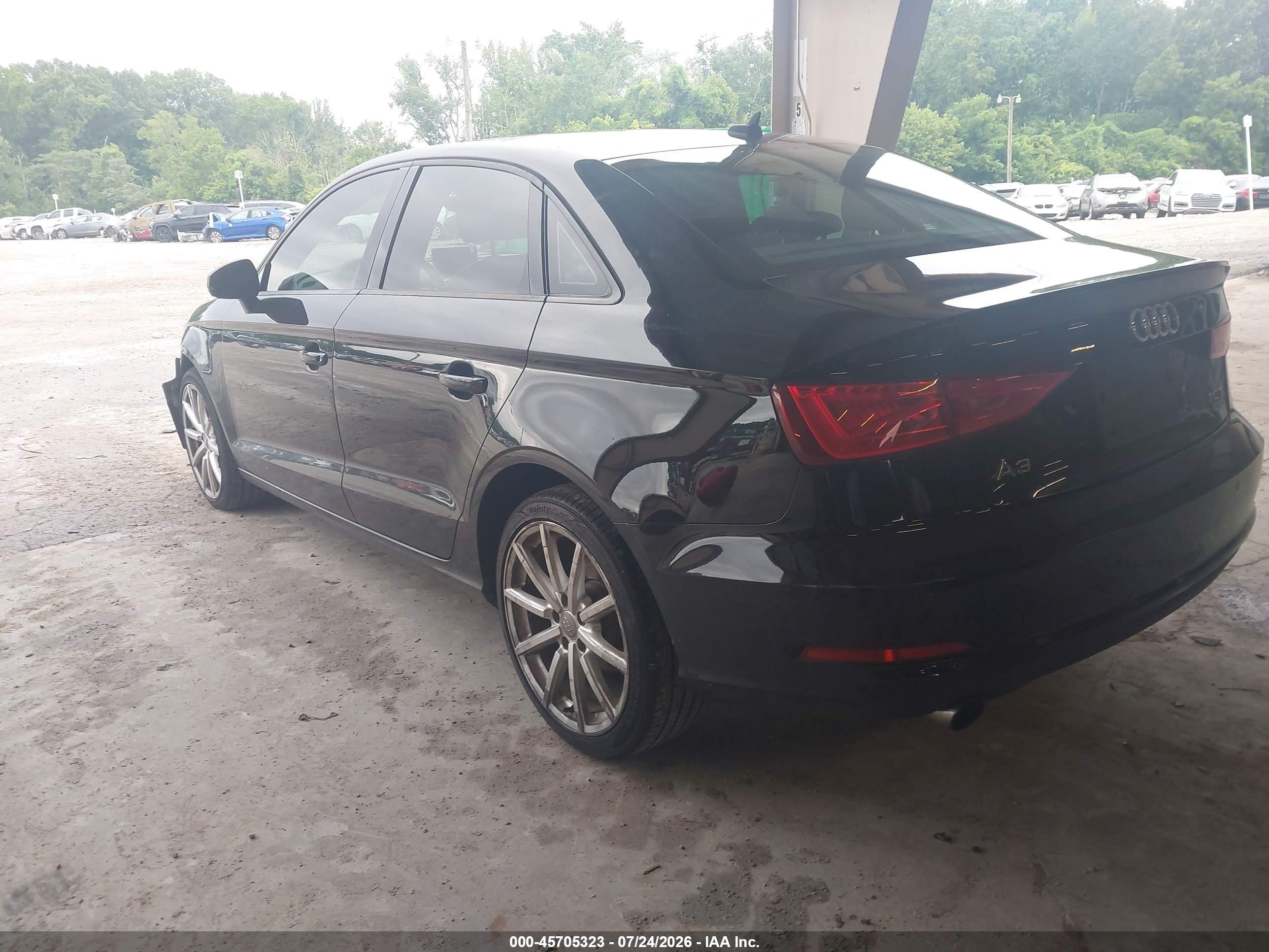 2015 Audi A3 2.0t Premium Black vin: WAUBFGFF1F1130414
