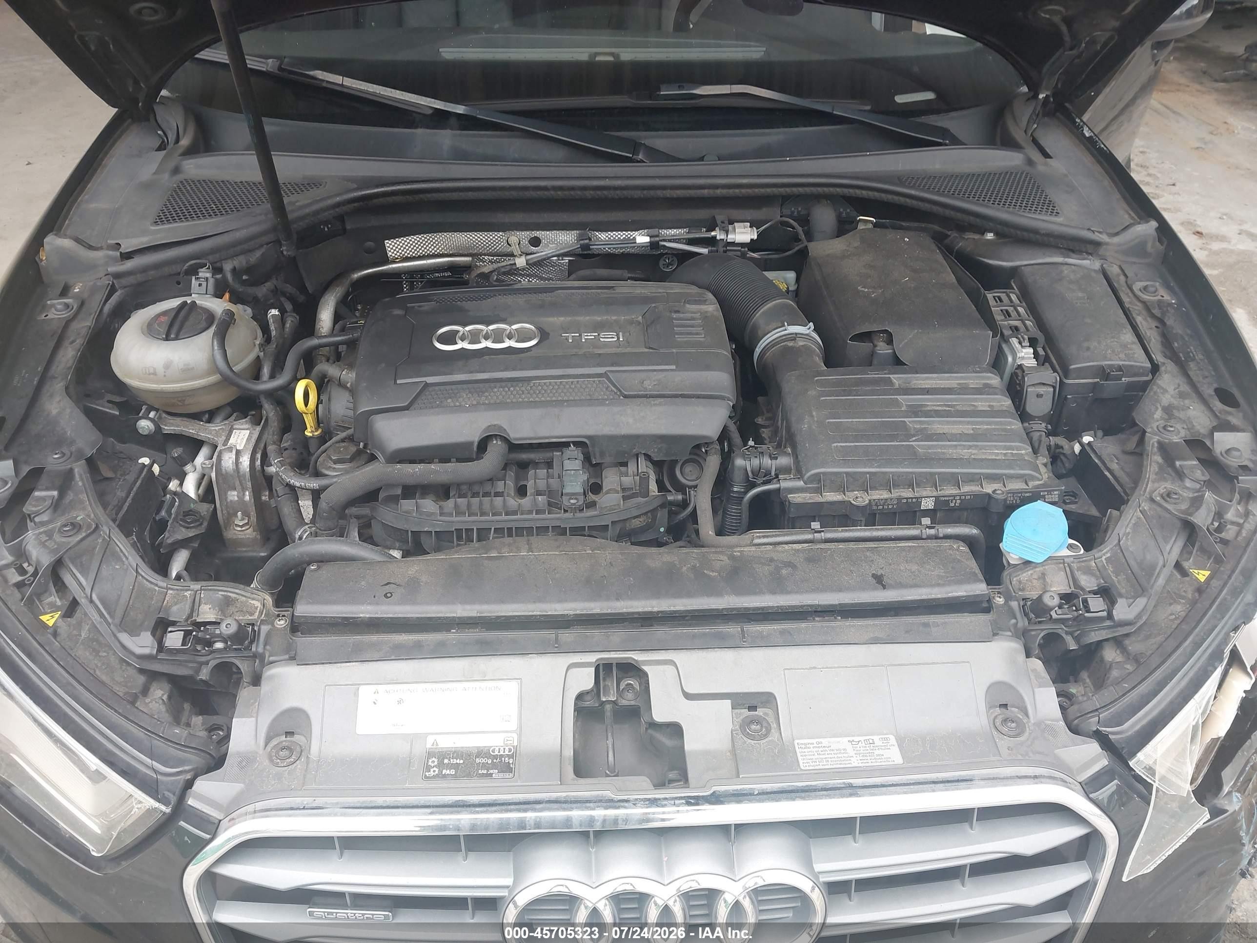 2015 Audi A3 2.0t Premium Black vin: WAUBFGFF1F1130414