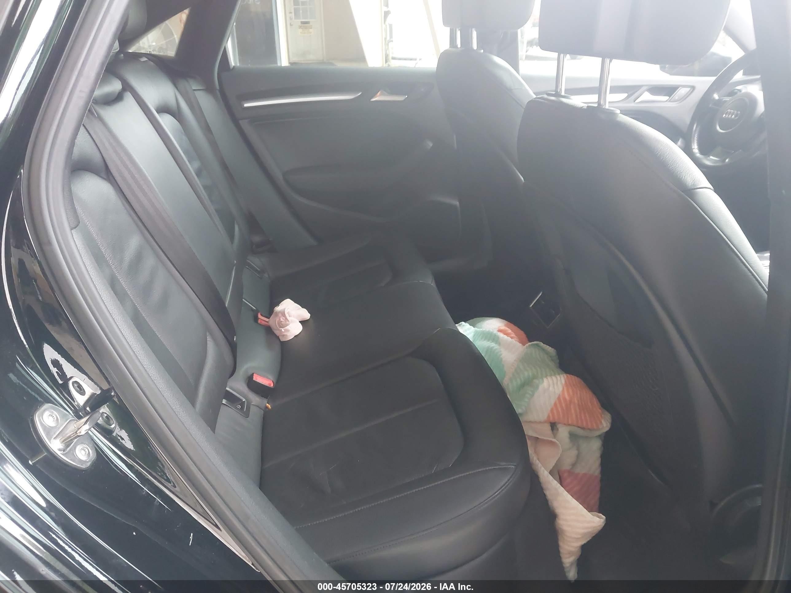 2015 Audi A3 2.0t Premium Black vin: WAUBFGFF1F1130414