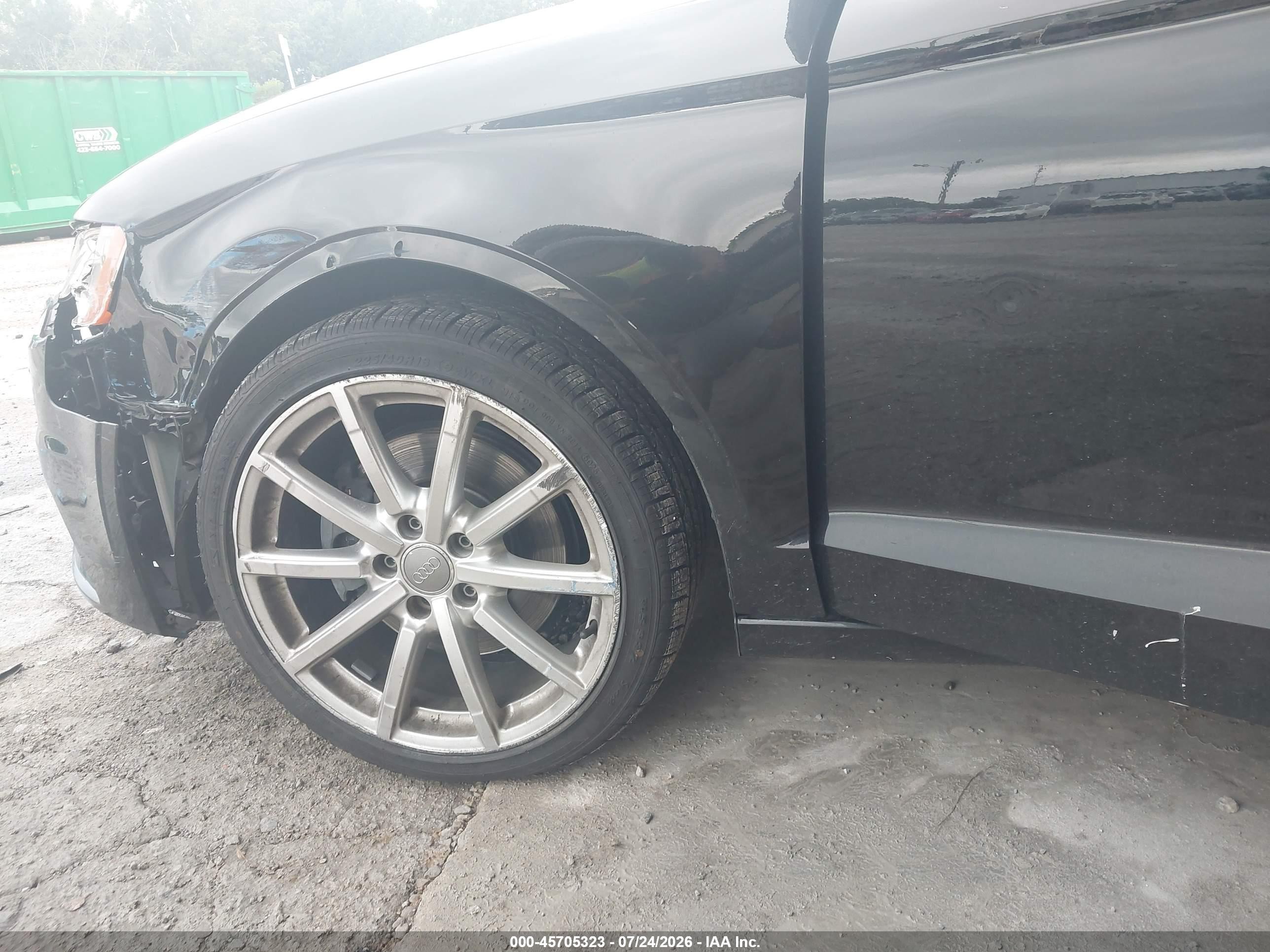 2015 Audi A3 2.0t Premium Black vin: WAUBFGFF1F1130414