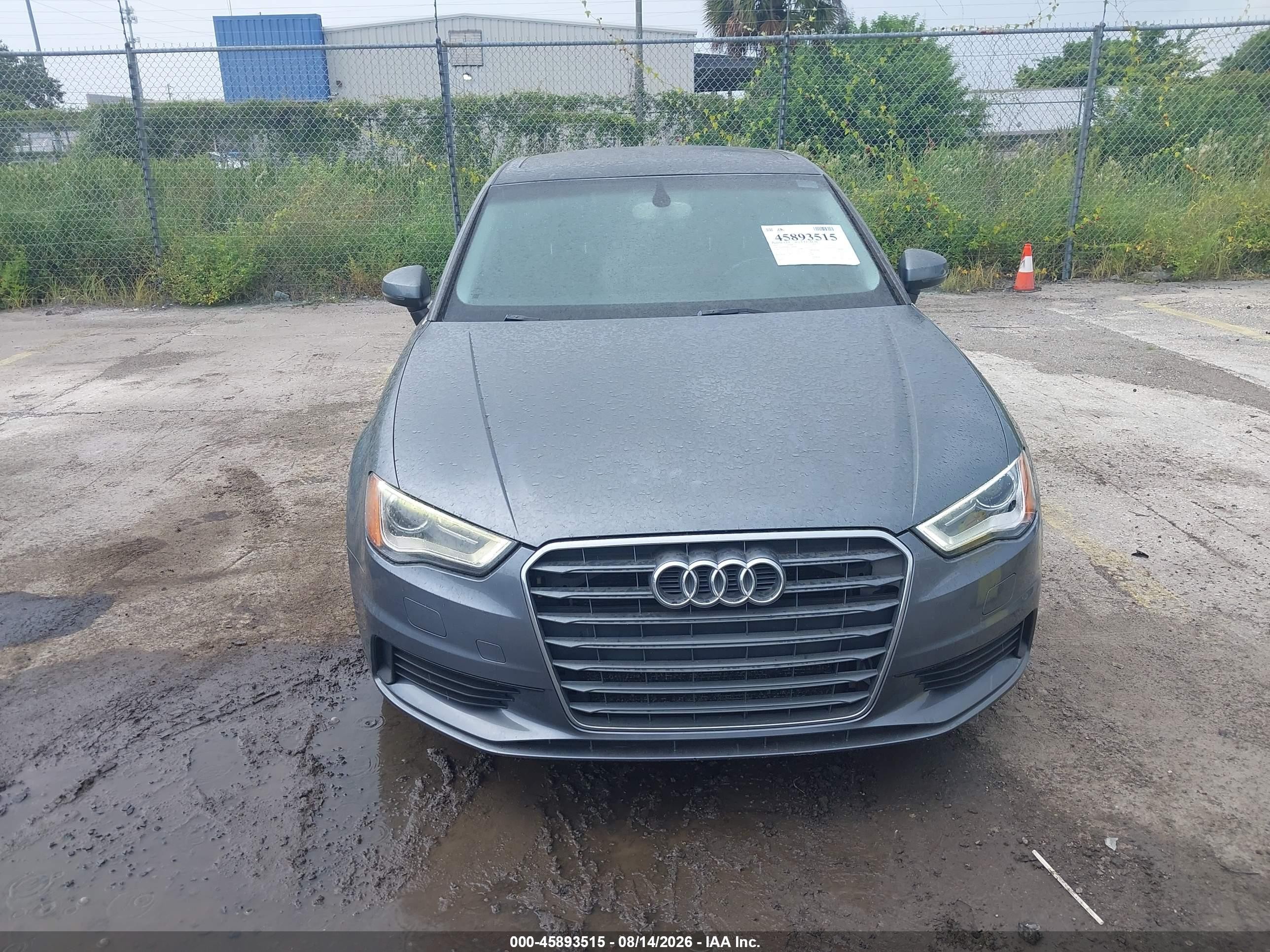 2015 Audi A3 2.0t Premium Gray vin: WAUBFGFF2F1003090
