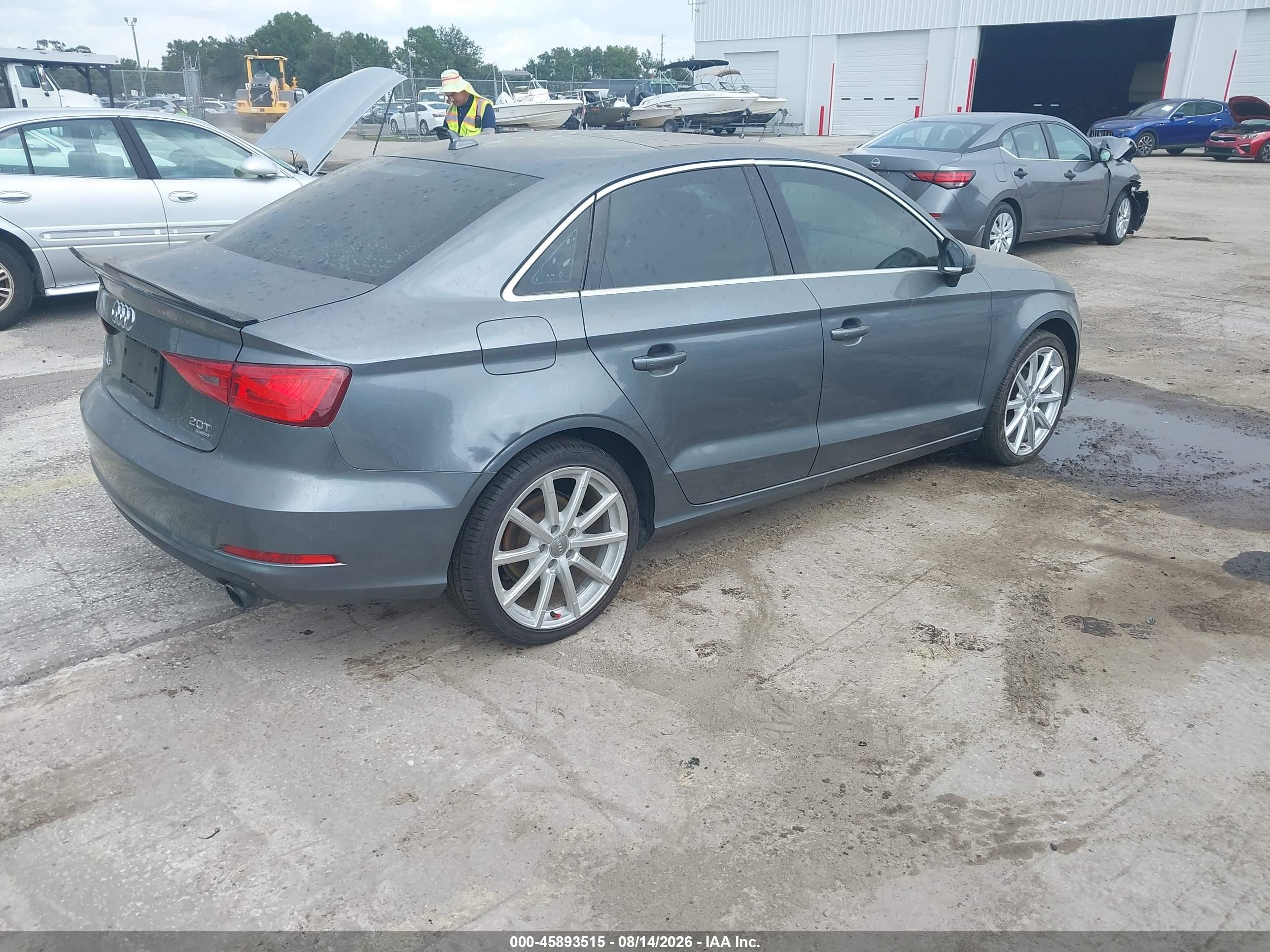 2015 Audi A3 2.0t Premium Gray vin: WAUBFGFF2F1003090