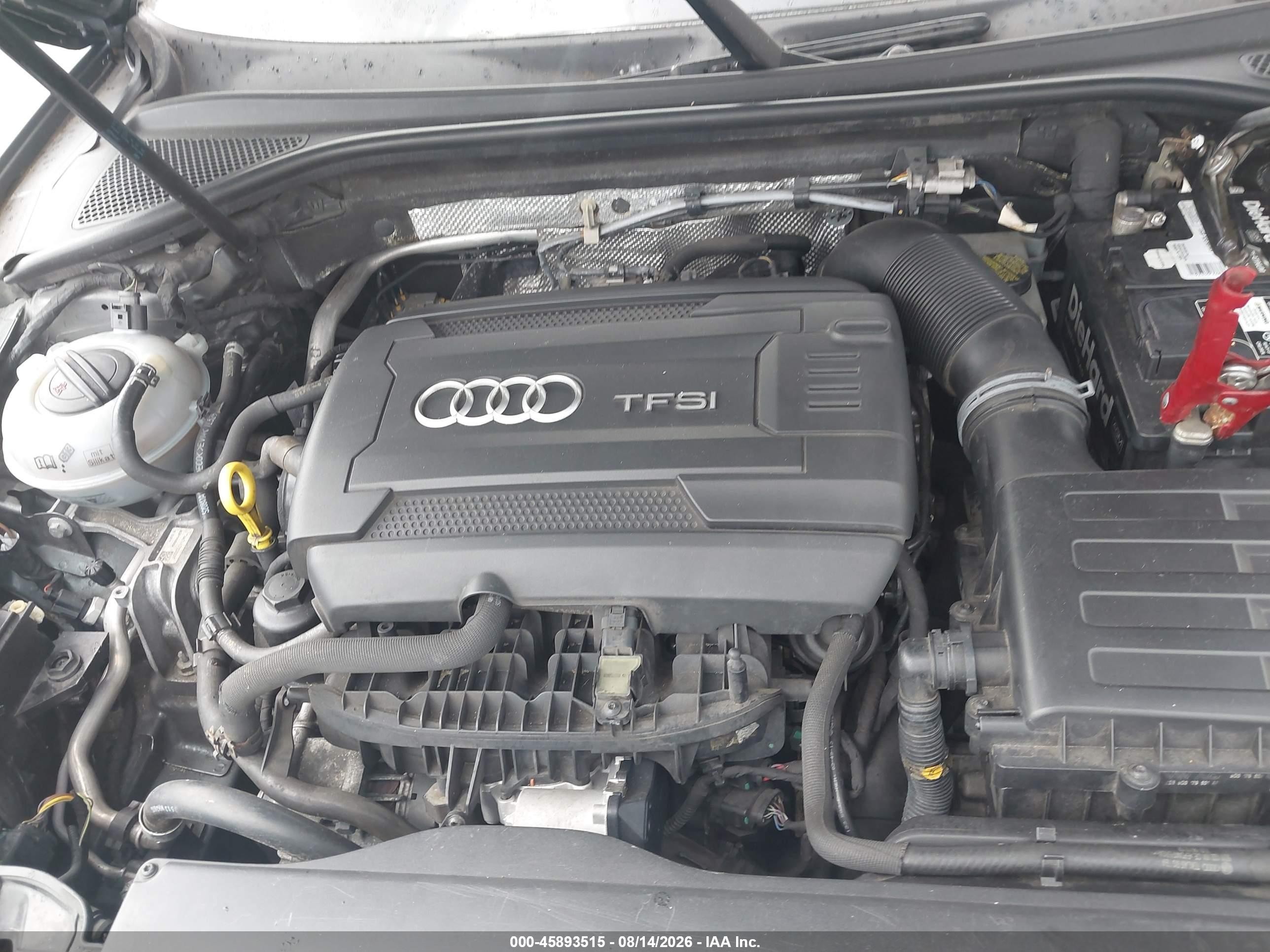2015 Audi A3 2.0t Premium Gray vin: WAUBFGFF2F1003090