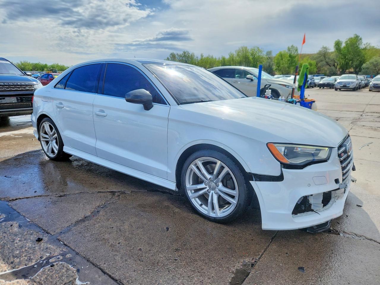 2015 Audi S3 Premium Plus White vin: WAUBFGFF2F1080252