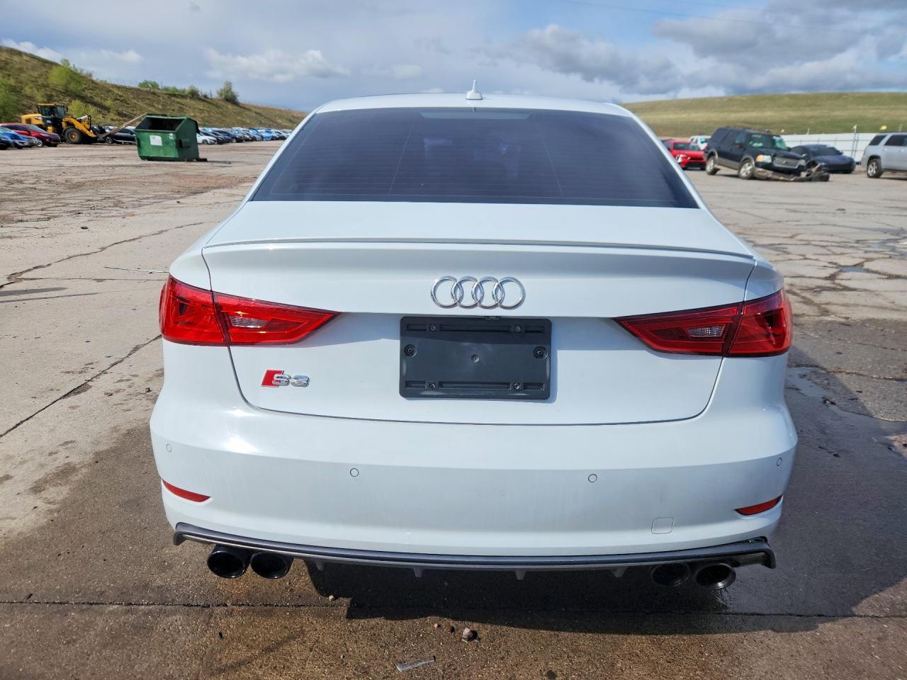 2015 Audi S3 Premium Plus White vin: WAUBFGFF2F1080252