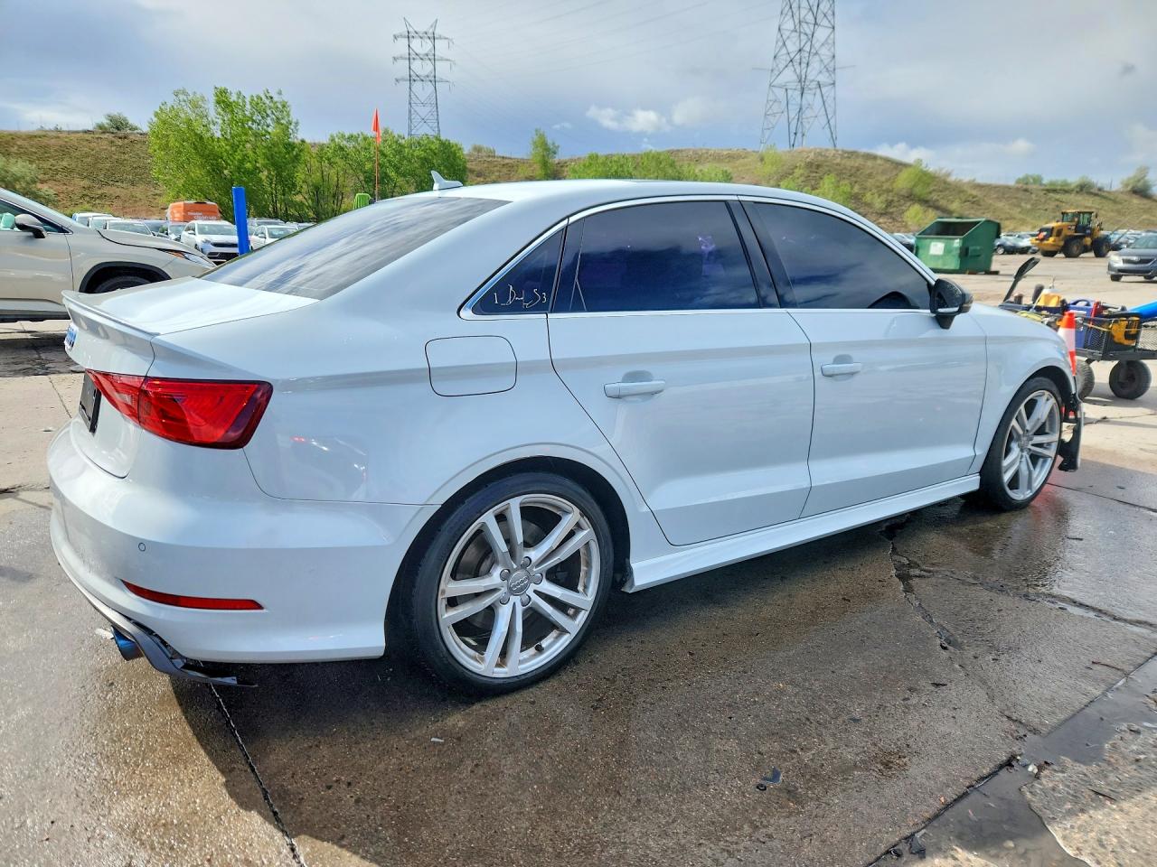 2015 Audi S3 Premium Plus White vin: WAUBFGFF2F1080252