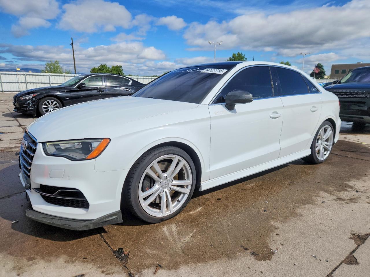 2015 Audi S3 Premium Plus White vin: WAUBFGFF2F1080252