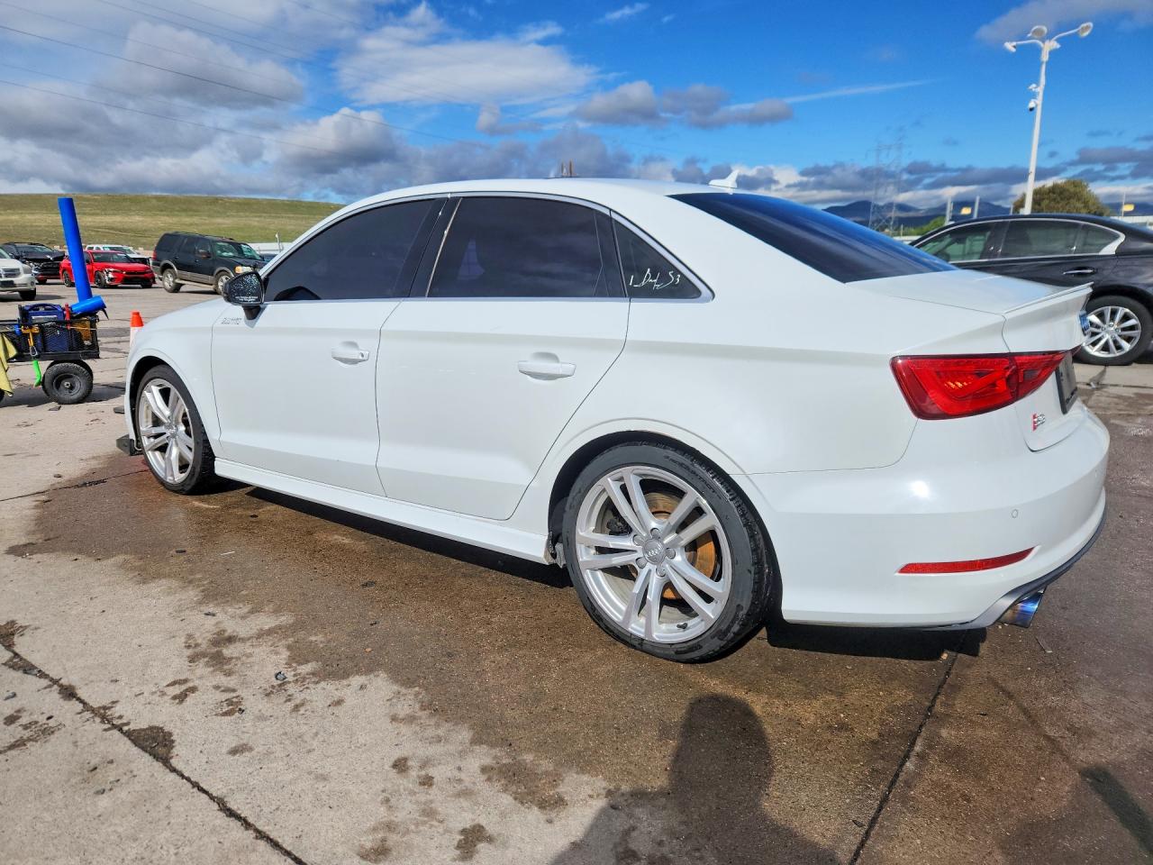 2015 Audi S3 Premium Plus White vin: WAUBFGFF2F1080252