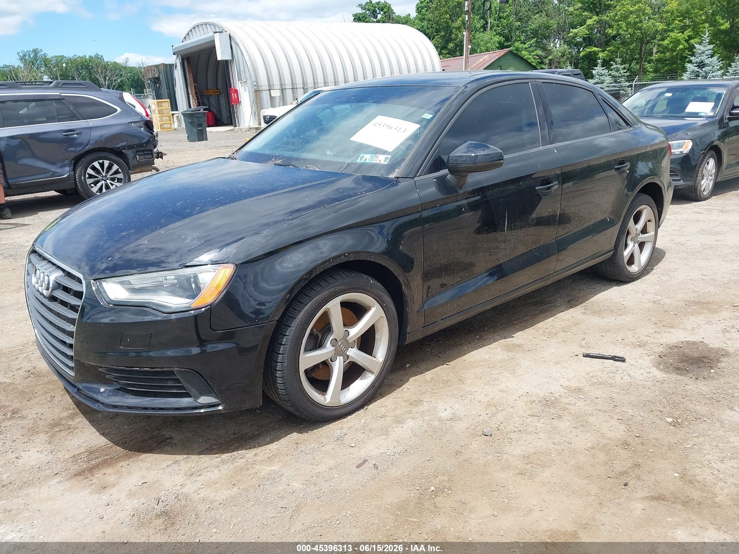 2015 Audi A3 2.0t Premium Black vin: WAUBFGFF3F1004040