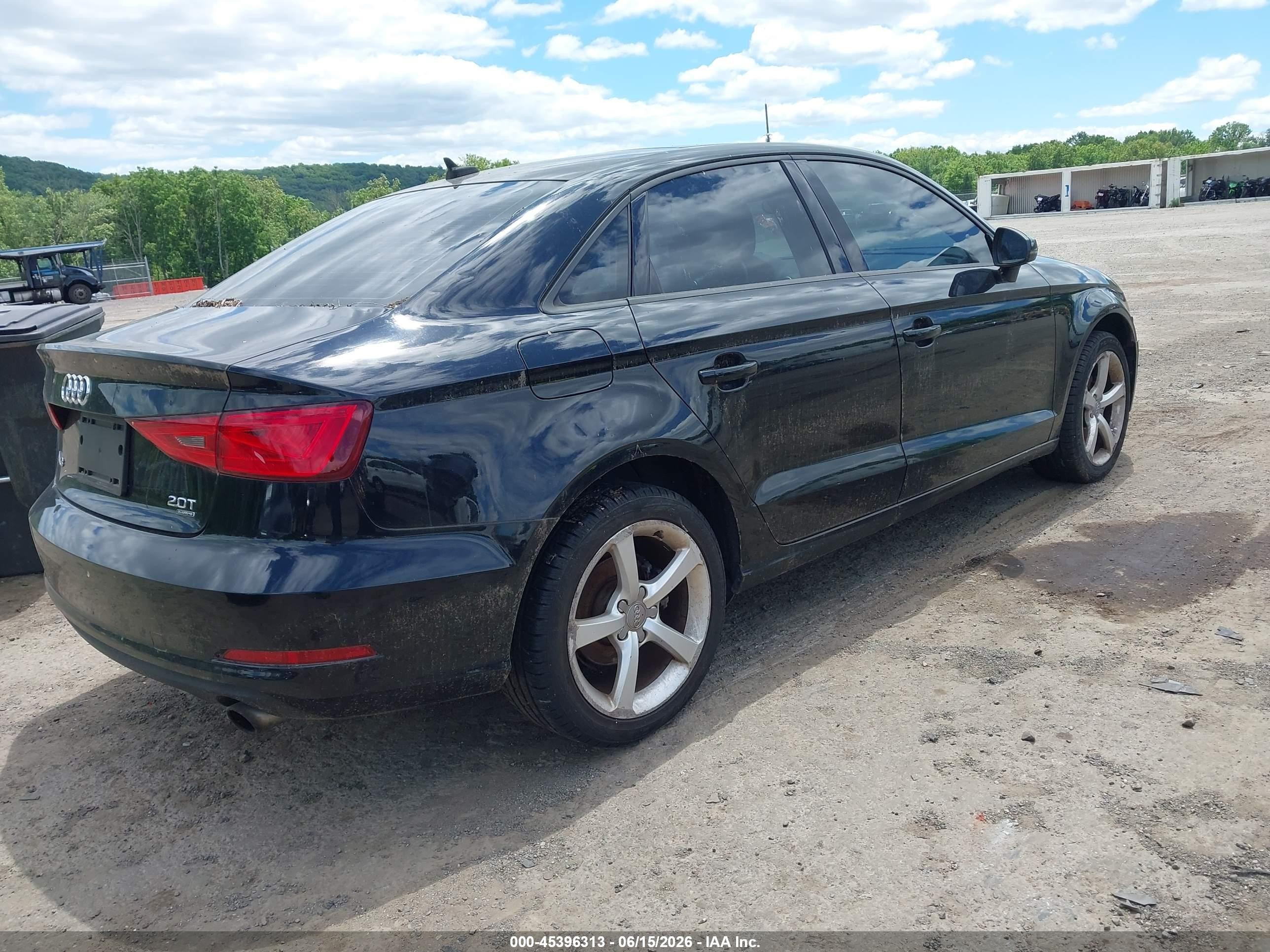 2015 Audi A3 2.0t Premium Black vin: WAUBFGFF3F1004040