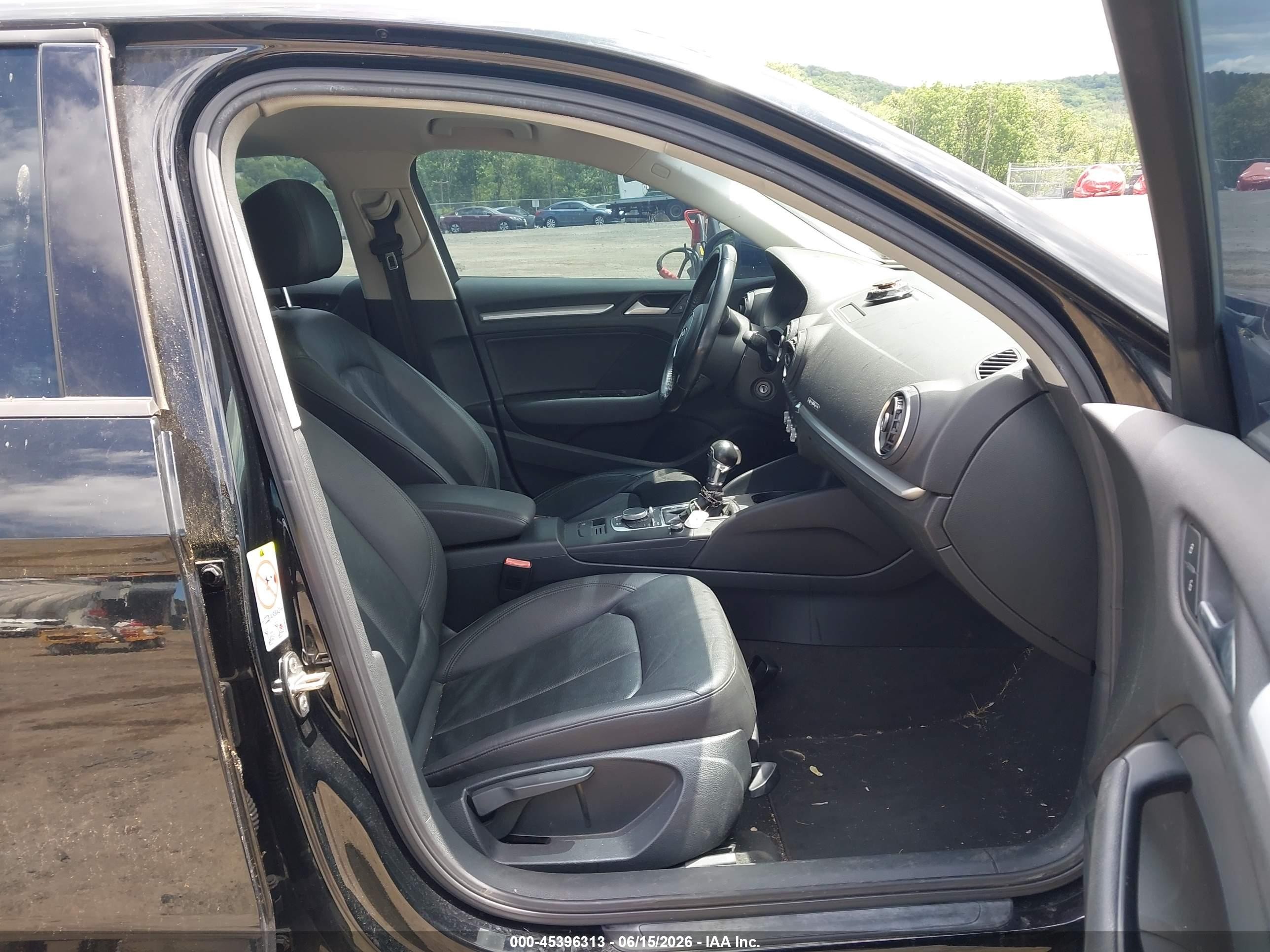2015 Audi A3 2.0t Premium Black vin: WAUBFGFF3F1004040