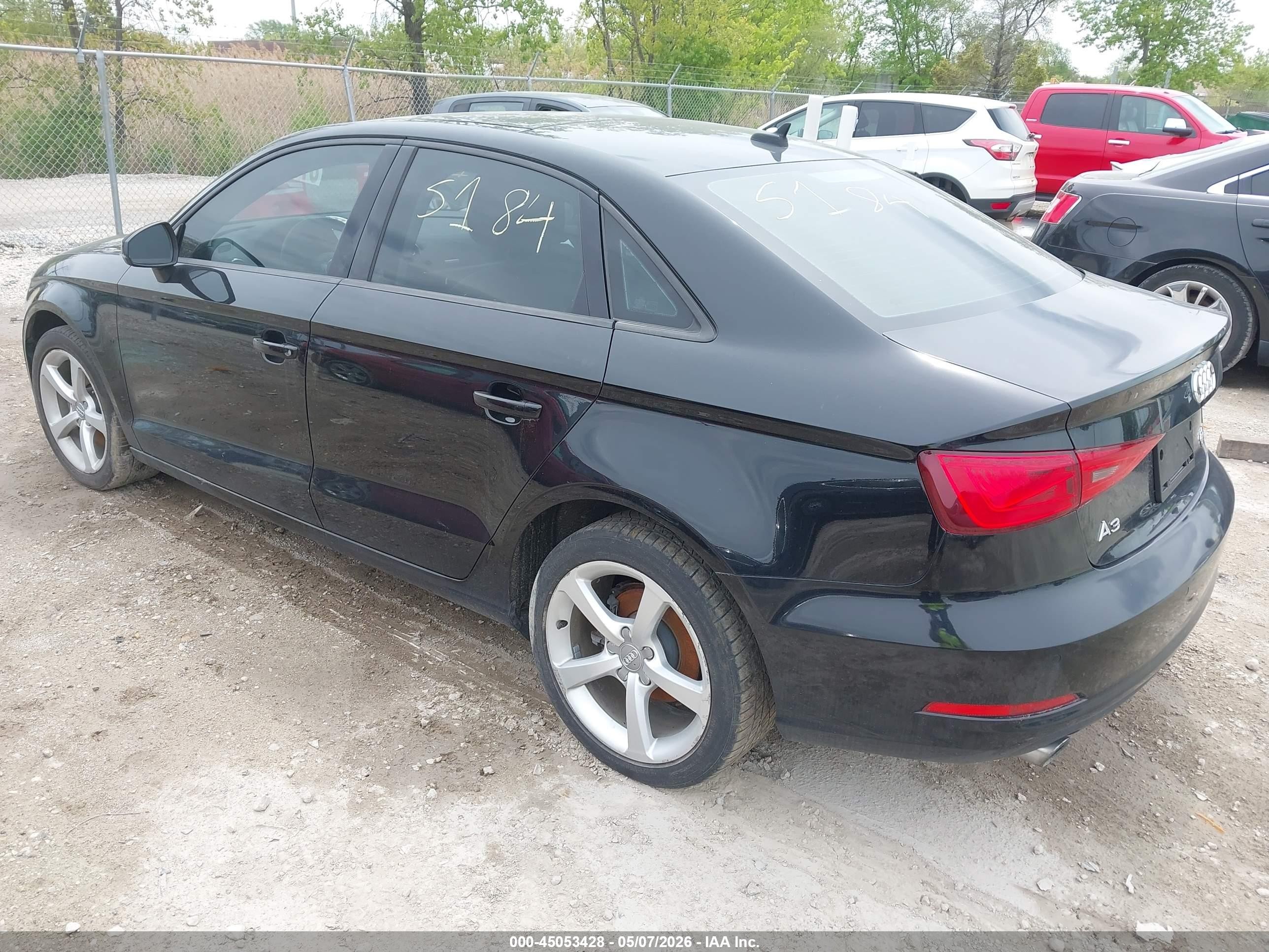 2015 Audi A3 2.0t Premium Black vin: WAUBFGFF3F1121780