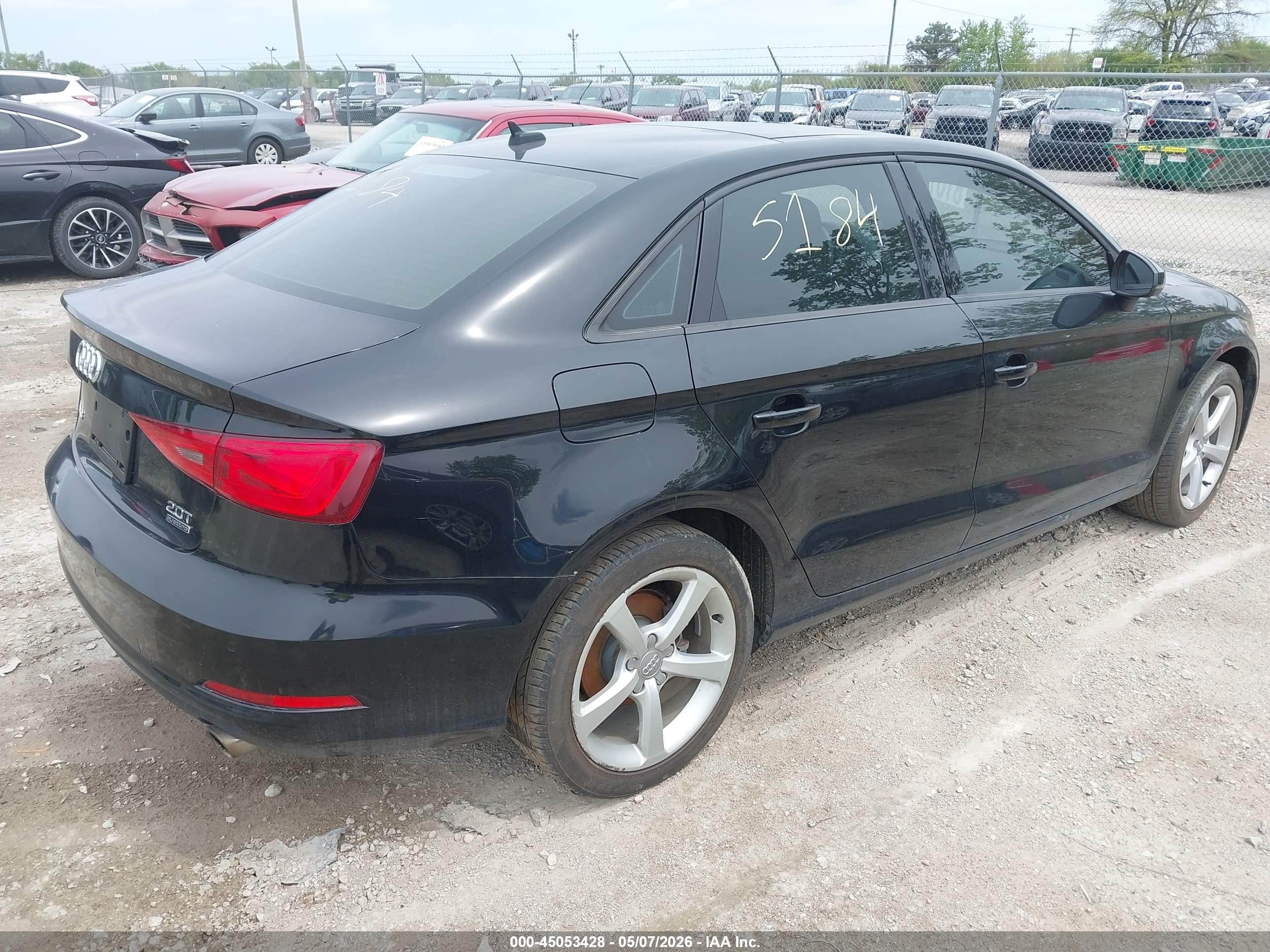 2015 Audi A3 2.0t Premium Black vin: WAUBFGFF3F1121780